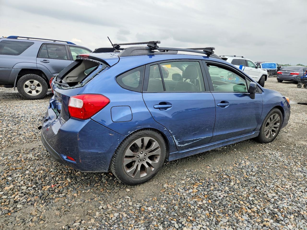 2013 Subaru Impreza Sport Limited Синий vin: JF1GPAS64DH859588