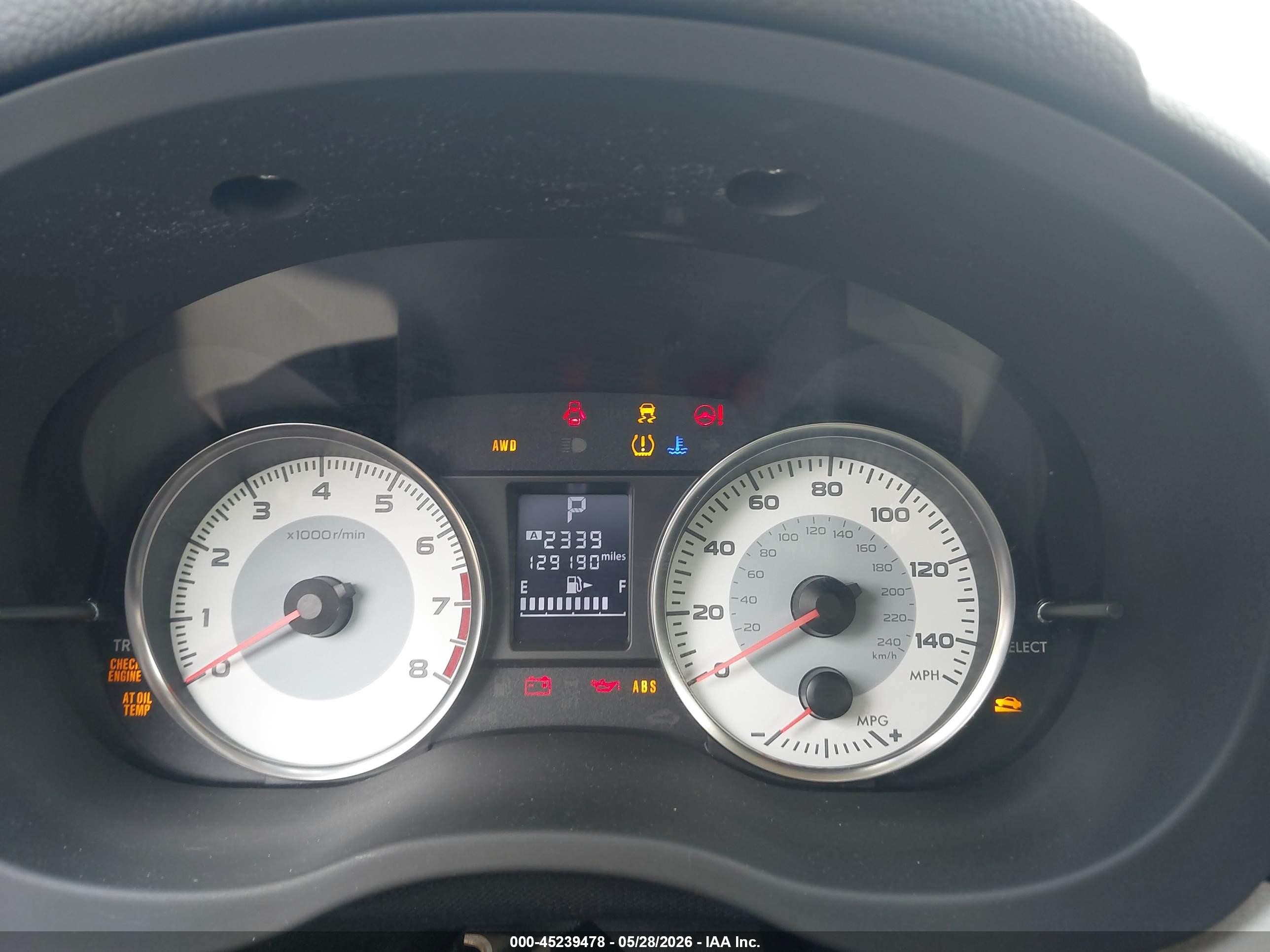 2013 Subaru Impreza 2.0i Sport Limited White vin: JF1GPAS65D2822990