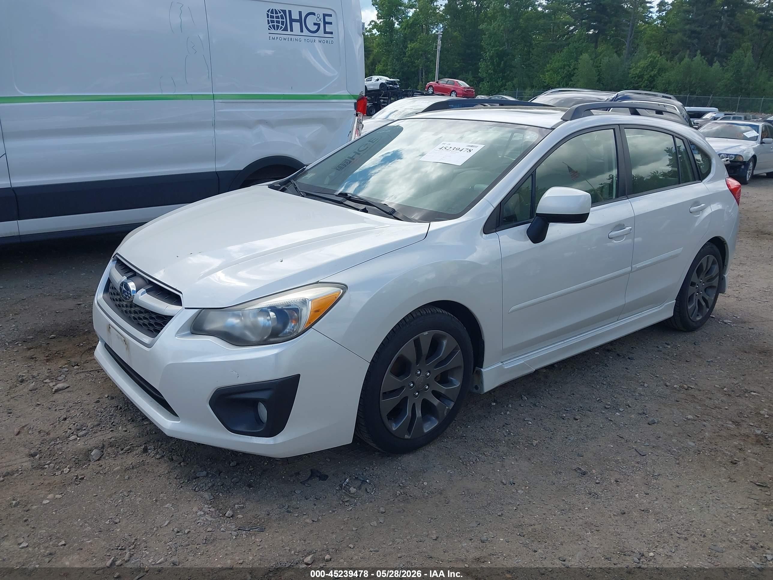 2013 Subaru Impreza 2.0i Sport Limited White vin: JF1GPAS65D2822990