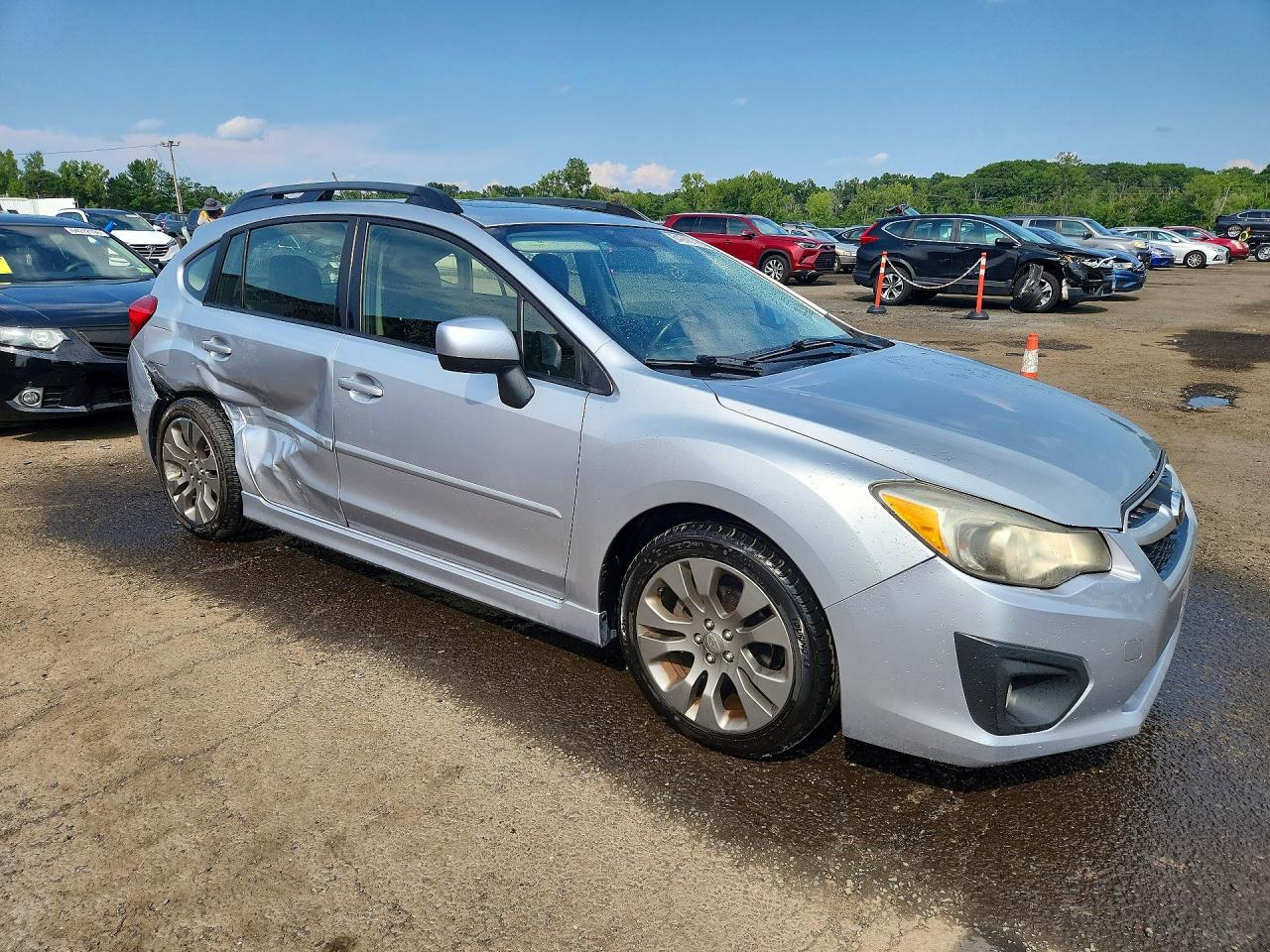 2013 Subaru Impreza Sport Limited Silver vin: JF1GPAS65D2866892