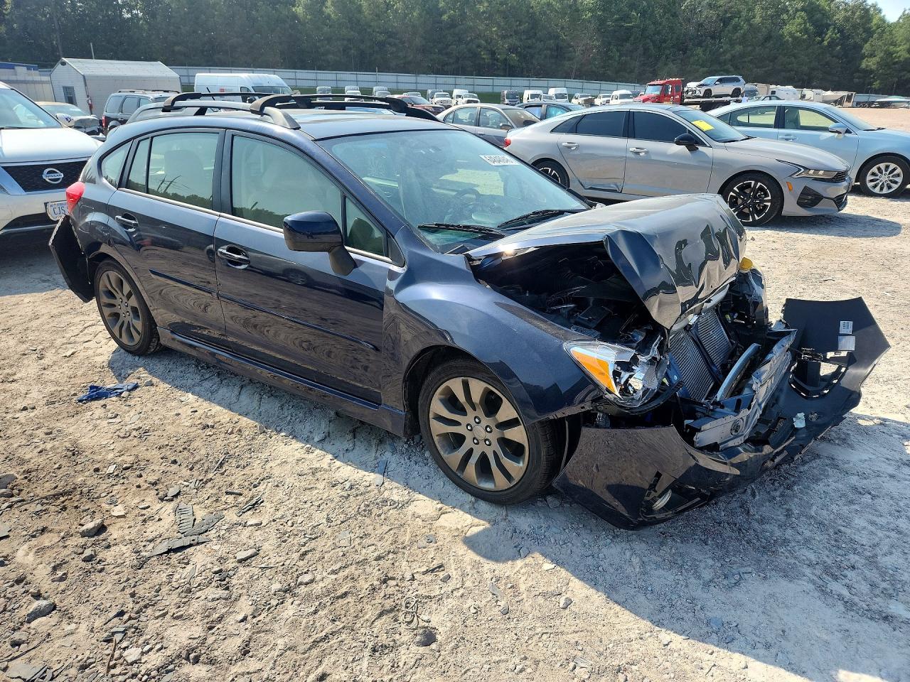 2014 Subaru Impreza Sport Limited Blue vin: JF1GPAS65EH292924