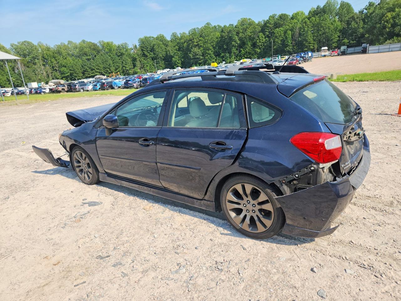 2014 Subaru Impreza Sport Limited Blue vin: JF1GPAS65EH292924