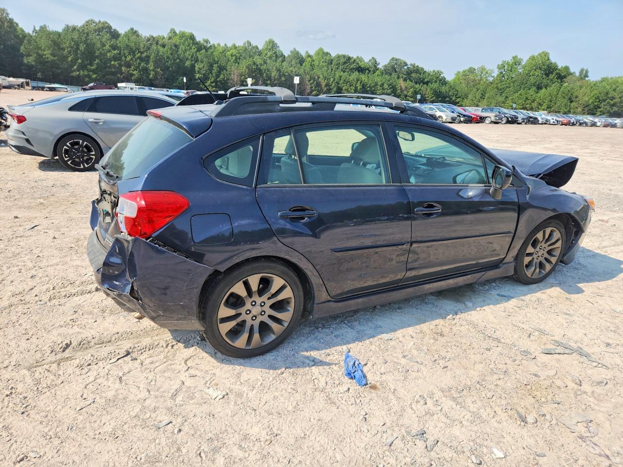 2014 Subaru Impreza Sport Limited Blue vin: JF1GPAS65EH292924