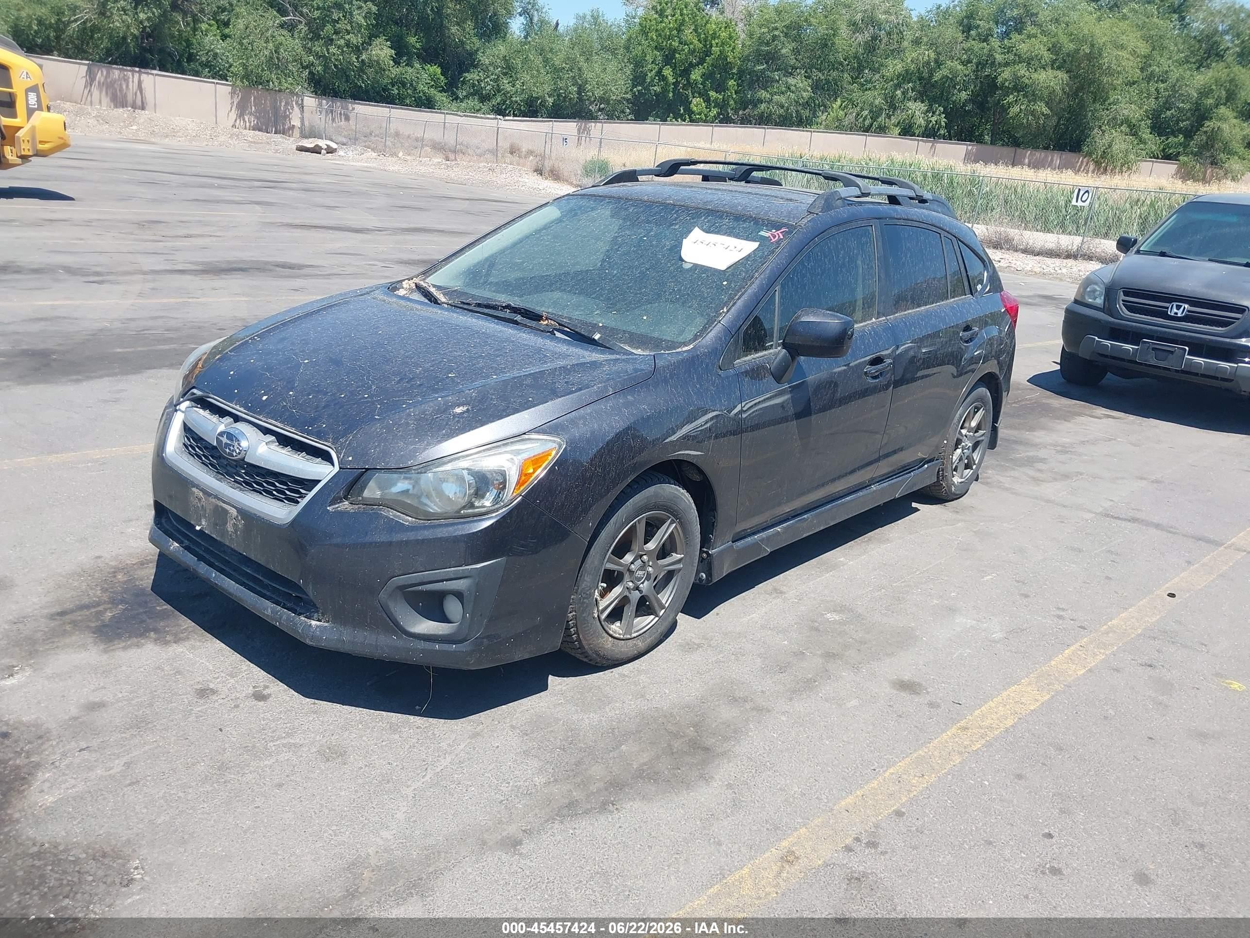 2012 Subaru Impreza 2.0i Sport Limited Black vin: JF1GPAS66CH246242