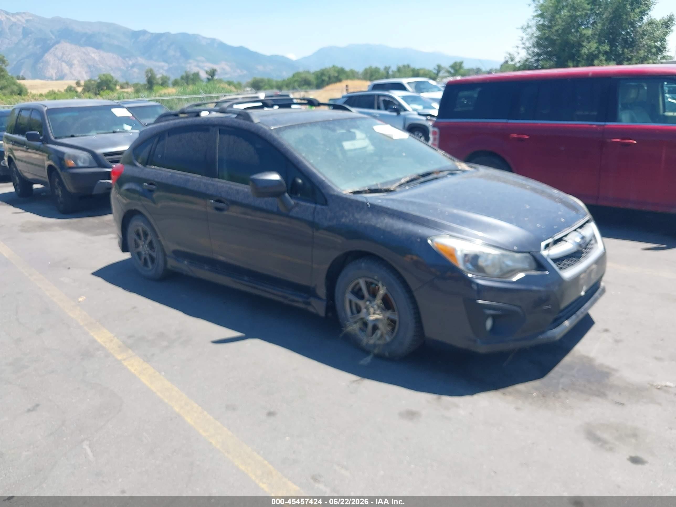 2012 Subaru Impreza 2.0i Sport Limited Black vin: JF1GPAS66CH246242