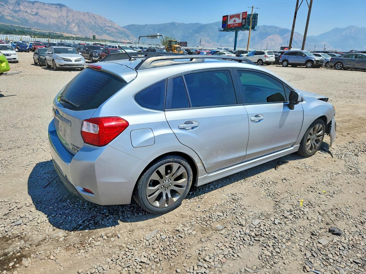 2013 Subaru Impreza Sport Limited Silver vin: JF1GPAS66D2884351