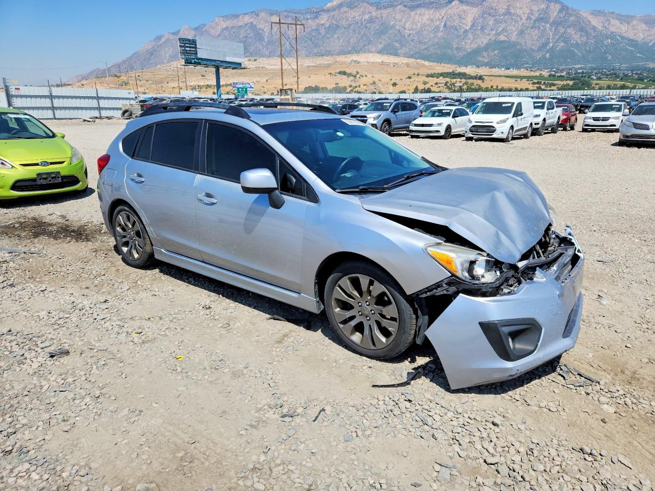 2013 Subaru Impreza Sport Limited Silver vin: JF1GPAS66D2884351