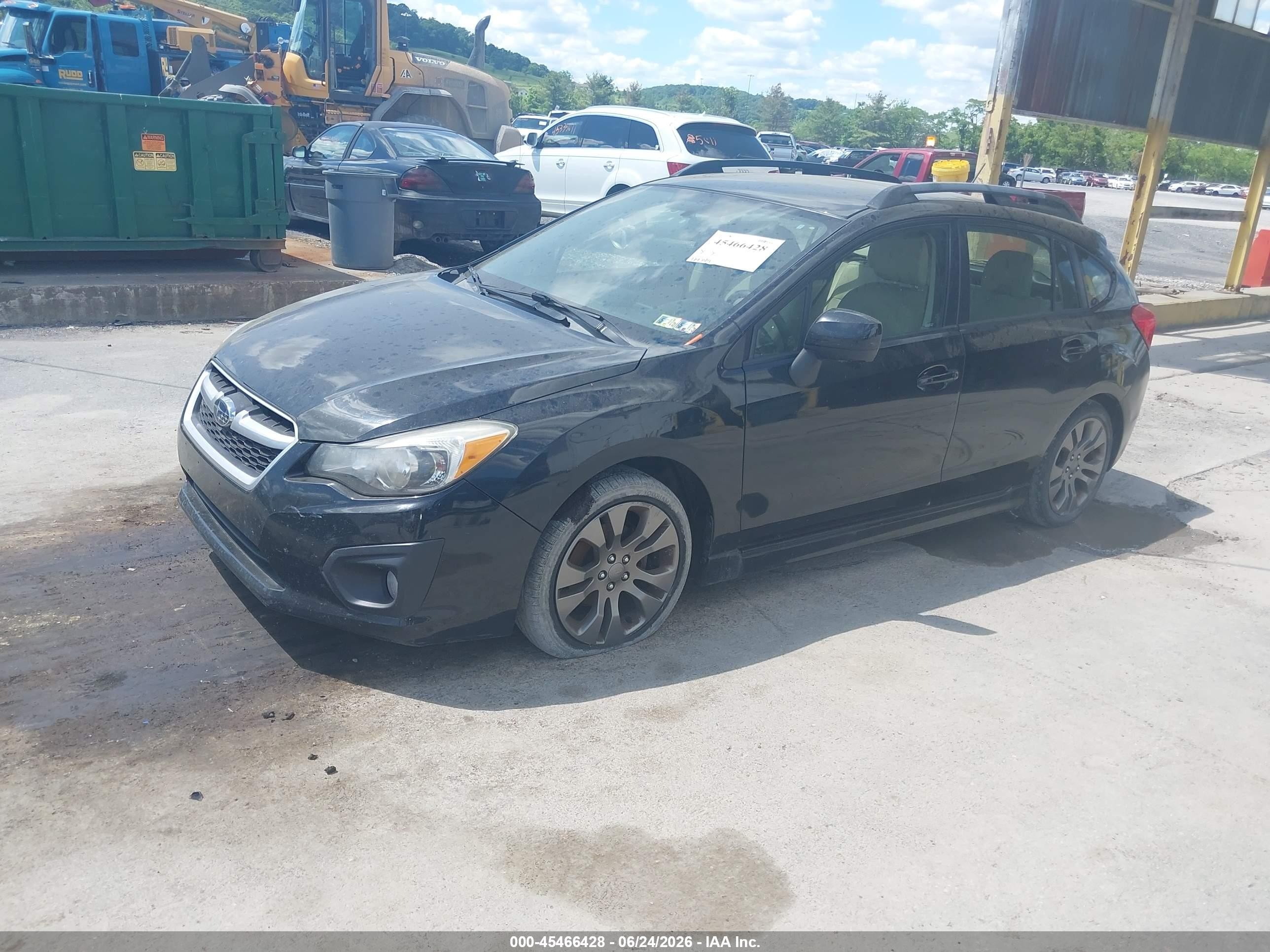 2014 Subaru Impreza 2.0i Sport Limited Black vin: JF1GPAS66E8210733