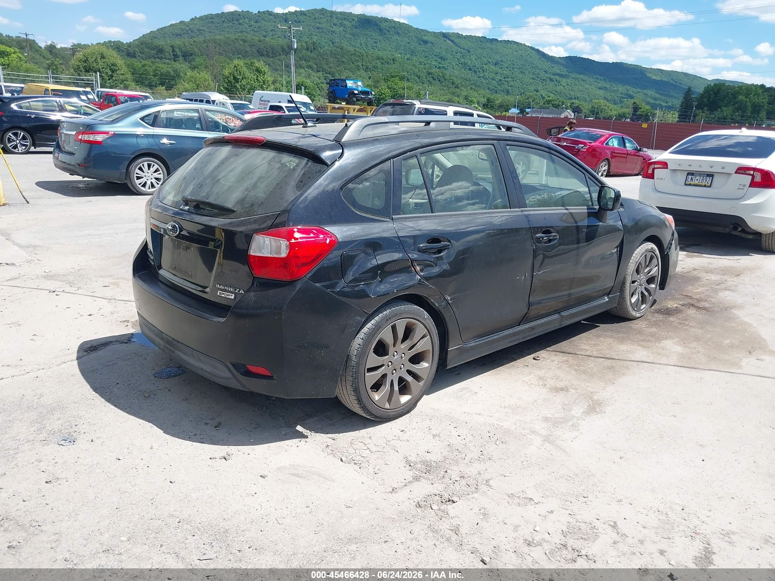2014 Subaru Impreza 2.0i Sport Limited Black vin: JF1GPAS66E8210733