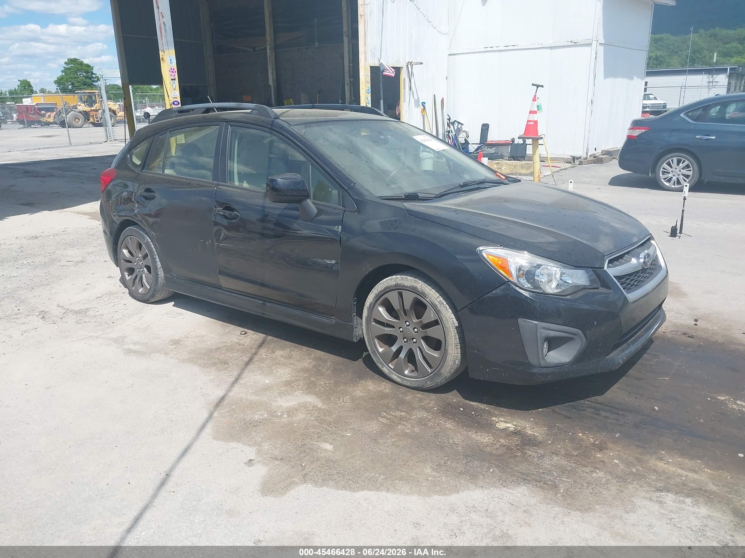 2014 Subaru Impreza 2.0i Sport Limited Black vin: JF1GPAS66E8210733