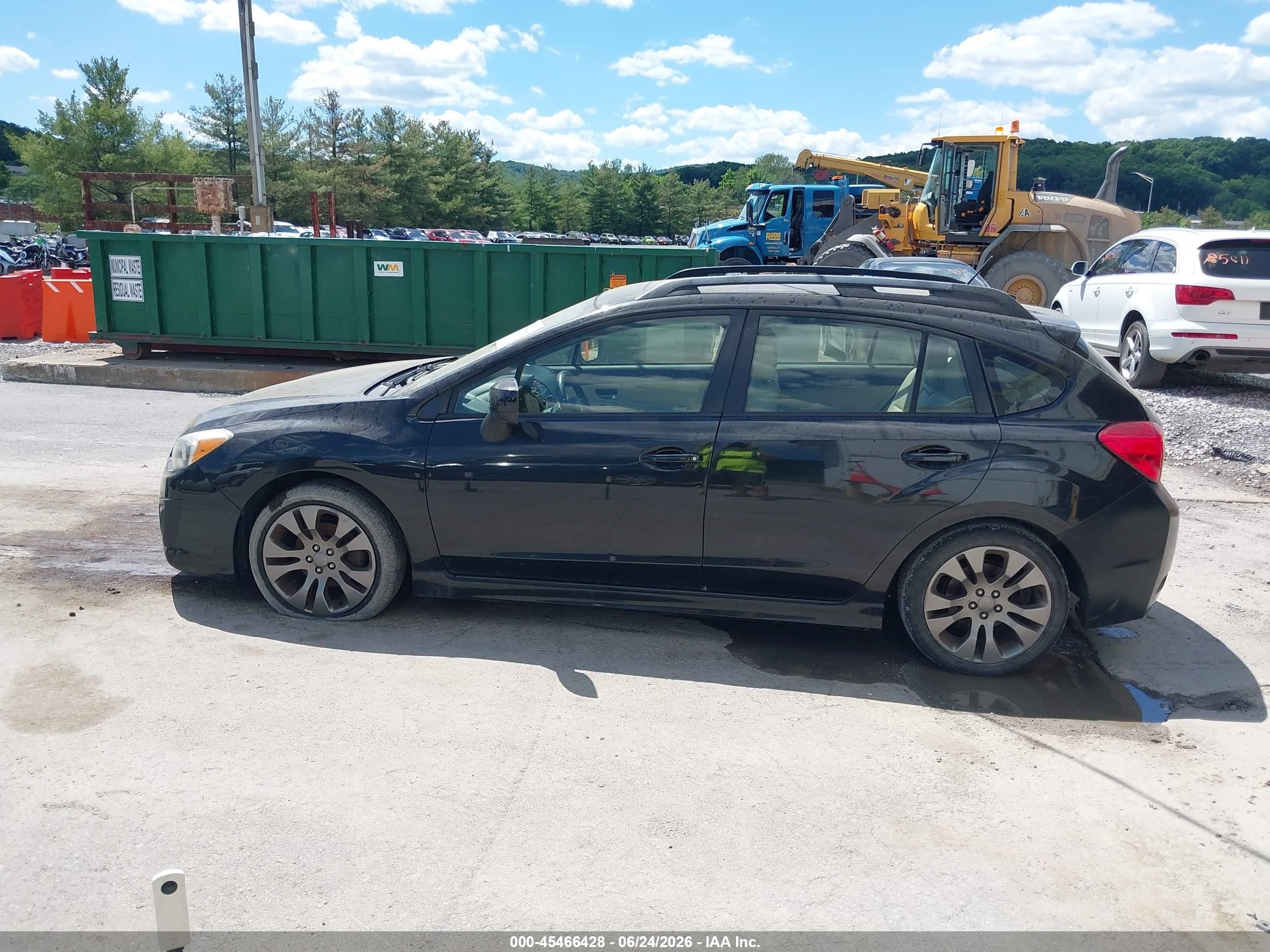 2014 Subaru Impreza 2.0i Sport Limited Black vin: JF1GPAS66E8210733