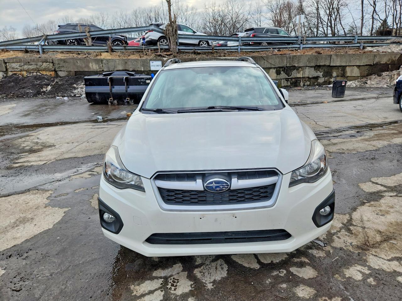 2014 Subaru Impreza Sport Limited White vin: JF1GPAS66E8309066