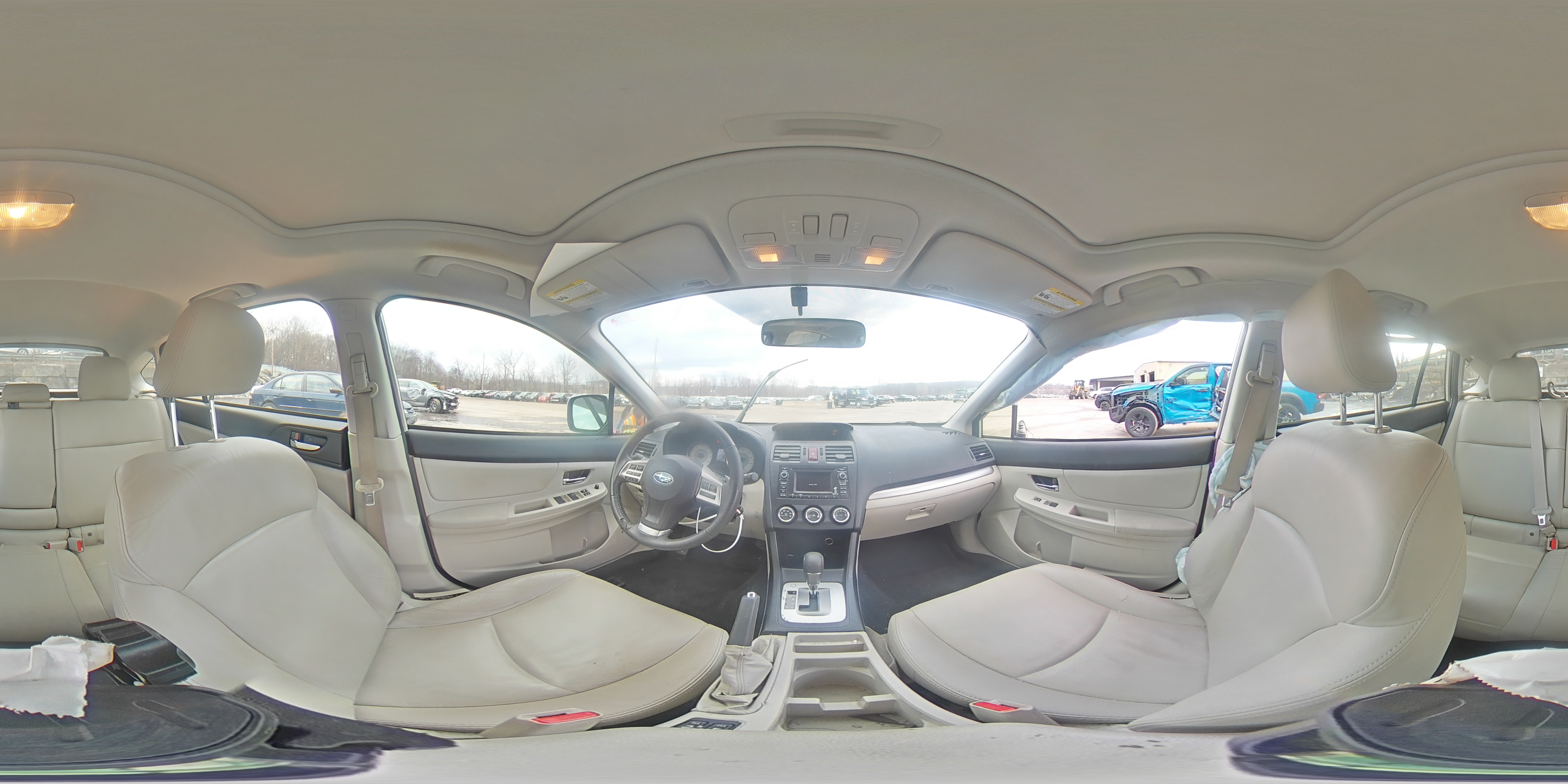 2014 Subaru Impreza Sport Limited White vin: JF1GPAS66E8309066