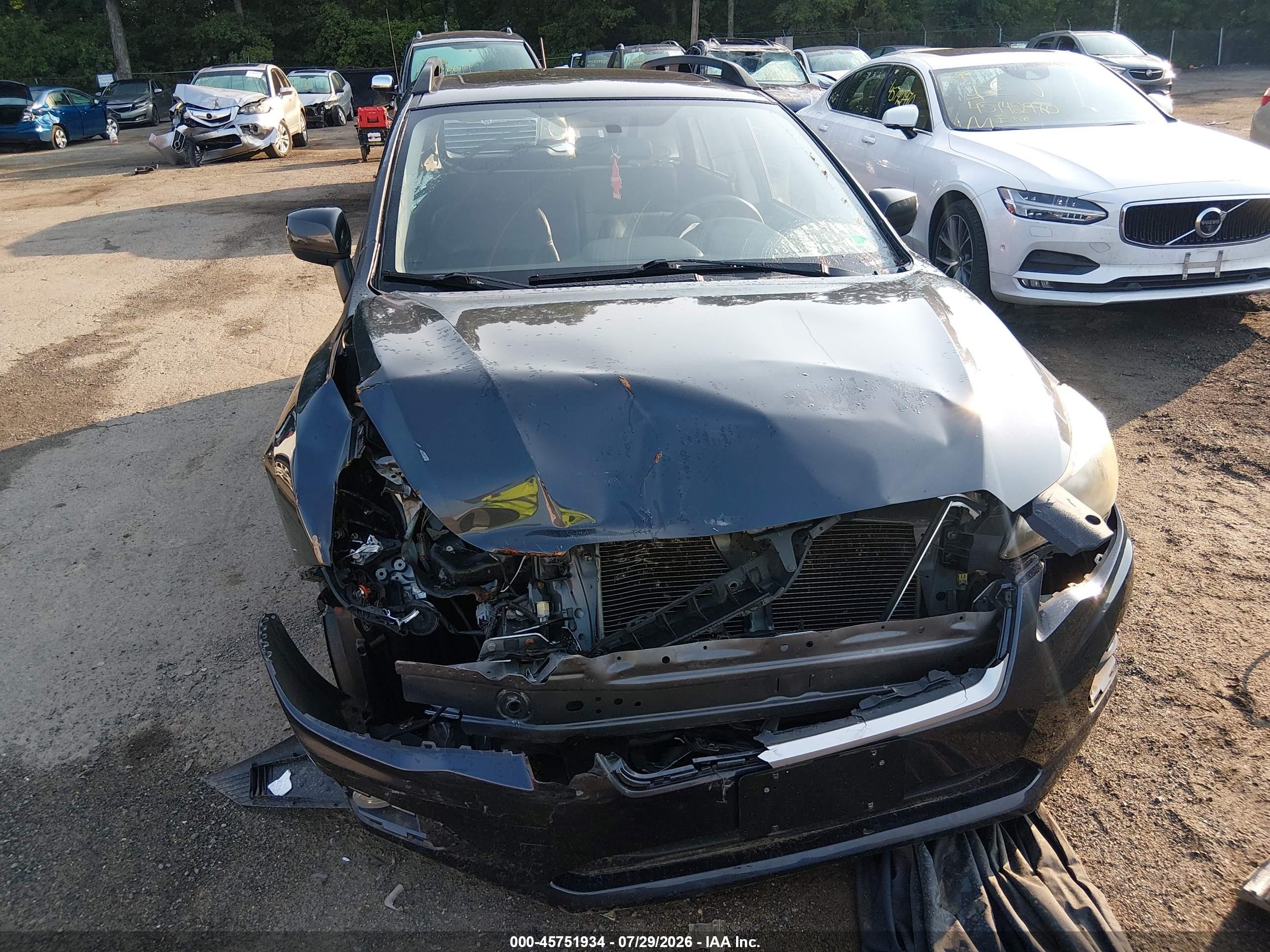 2012 Subaru Impreza 2.0i Sport Limited Black vin: JF1GPAS67CH221477
