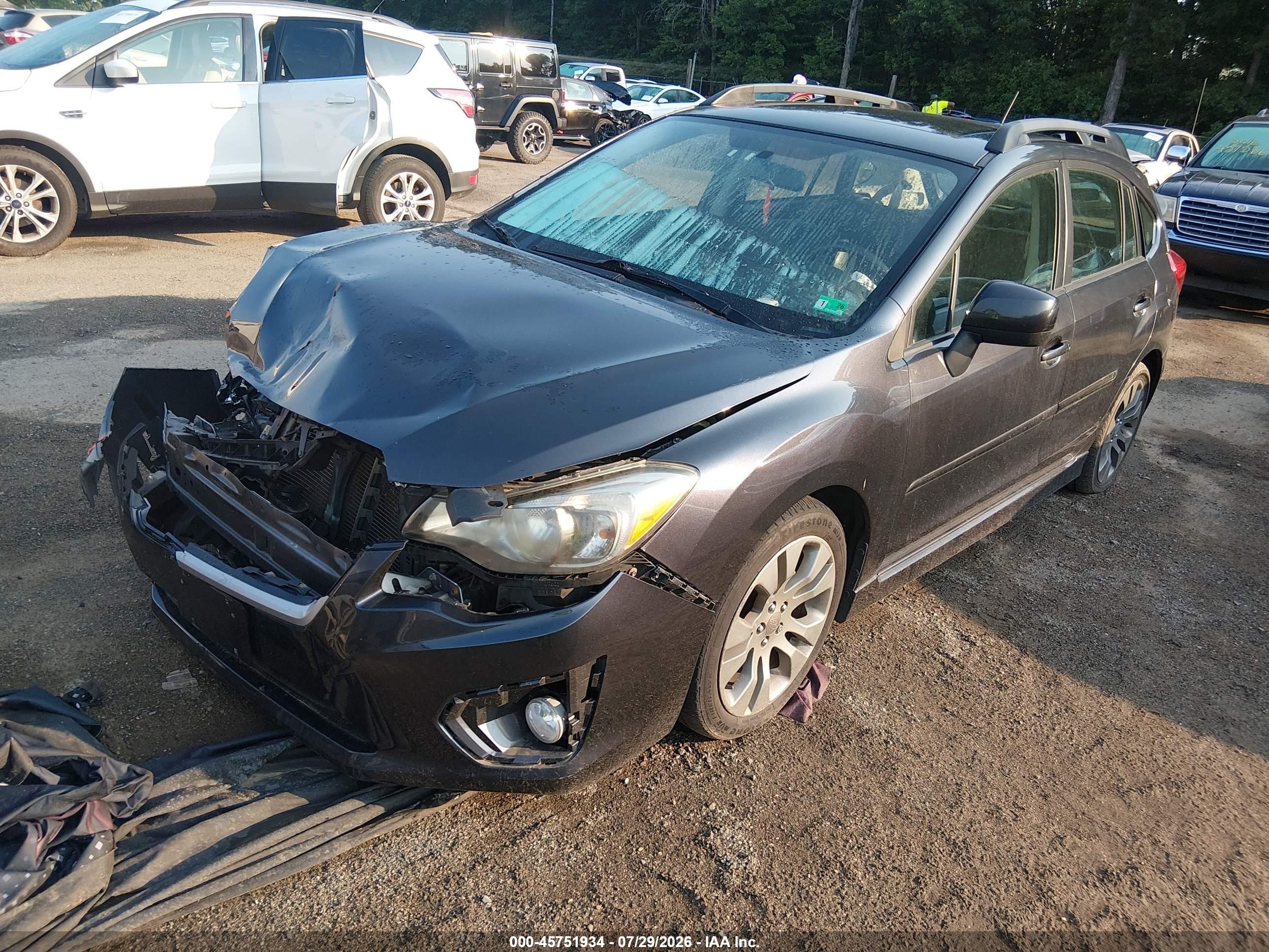 2012 Subaru Impreza 2.0i Sport Limited Black vin: JF1GPAS67CH221477