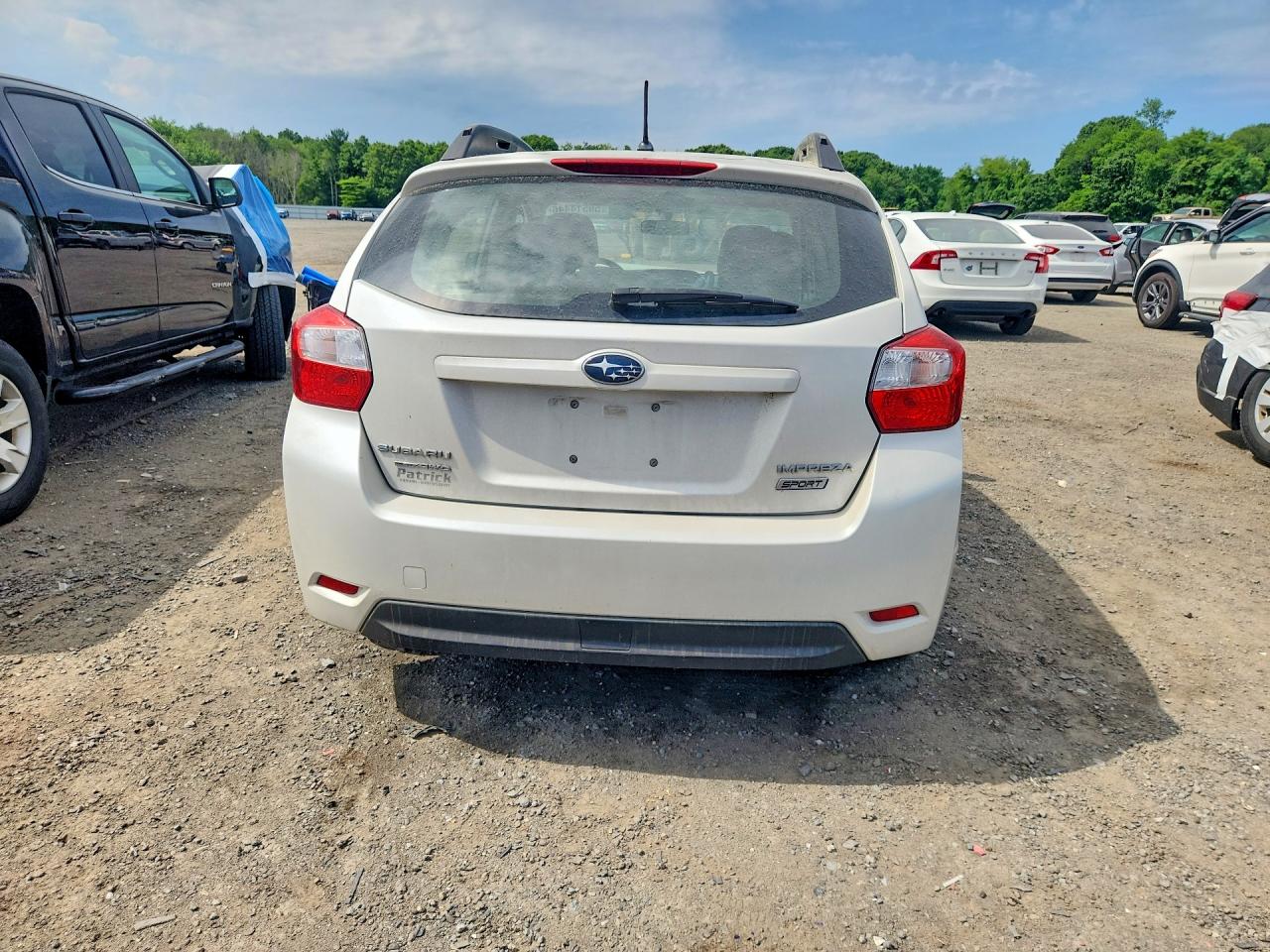 2012 Subaru Impreza Sport Limited White vin: JF1GPAS68CH215140