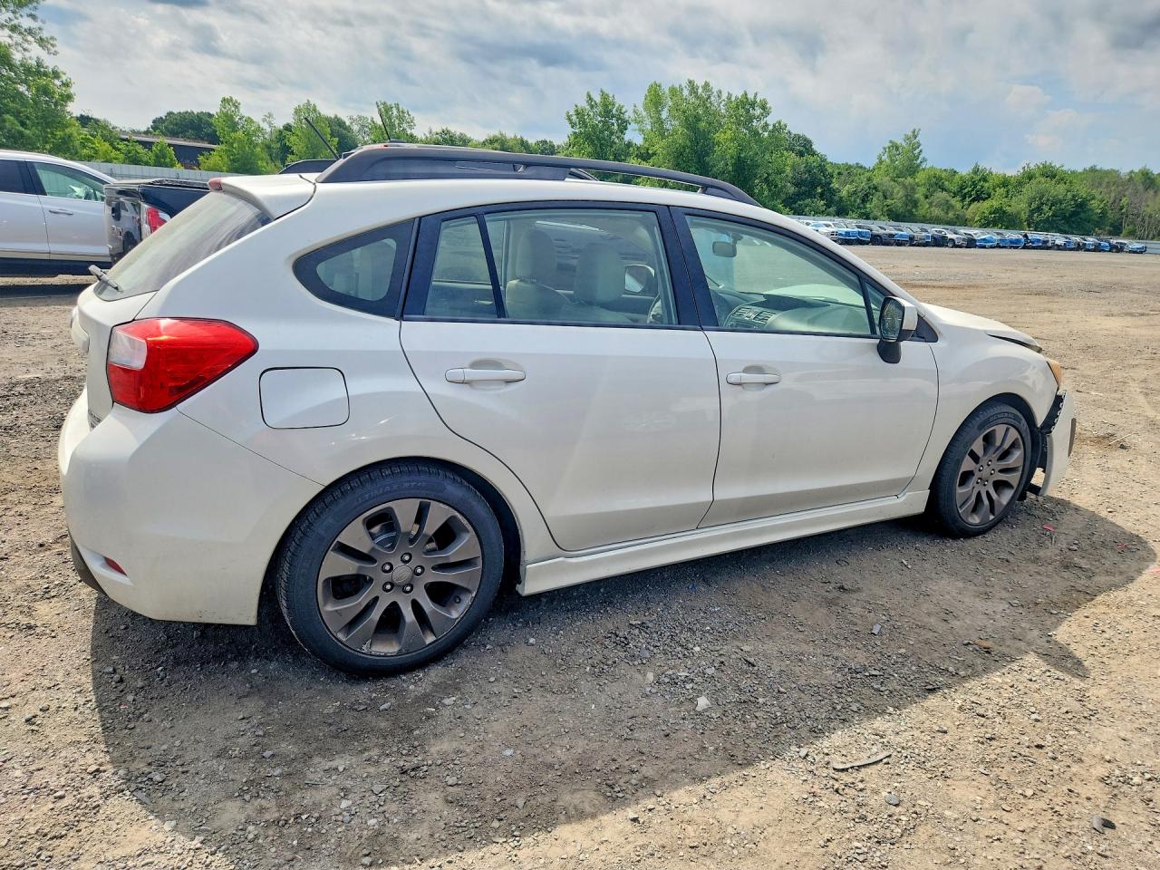 2012 Subaru Impreza Sport Limited White vin: JF1GPAS68CH215140