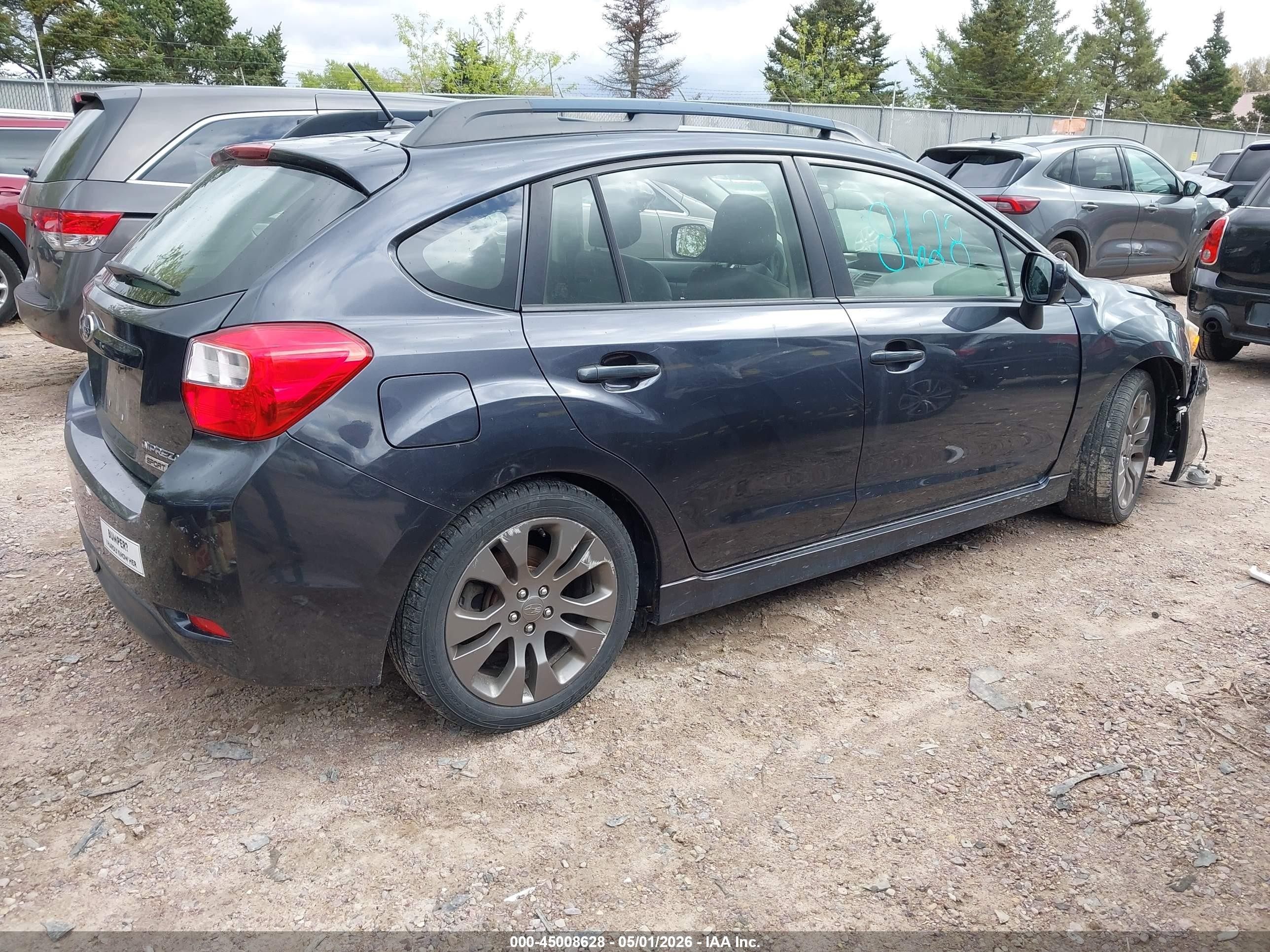 2013 Subaru Impreza 2.0i Sport Limited Pewter vin: JF1GPAS68D2866305