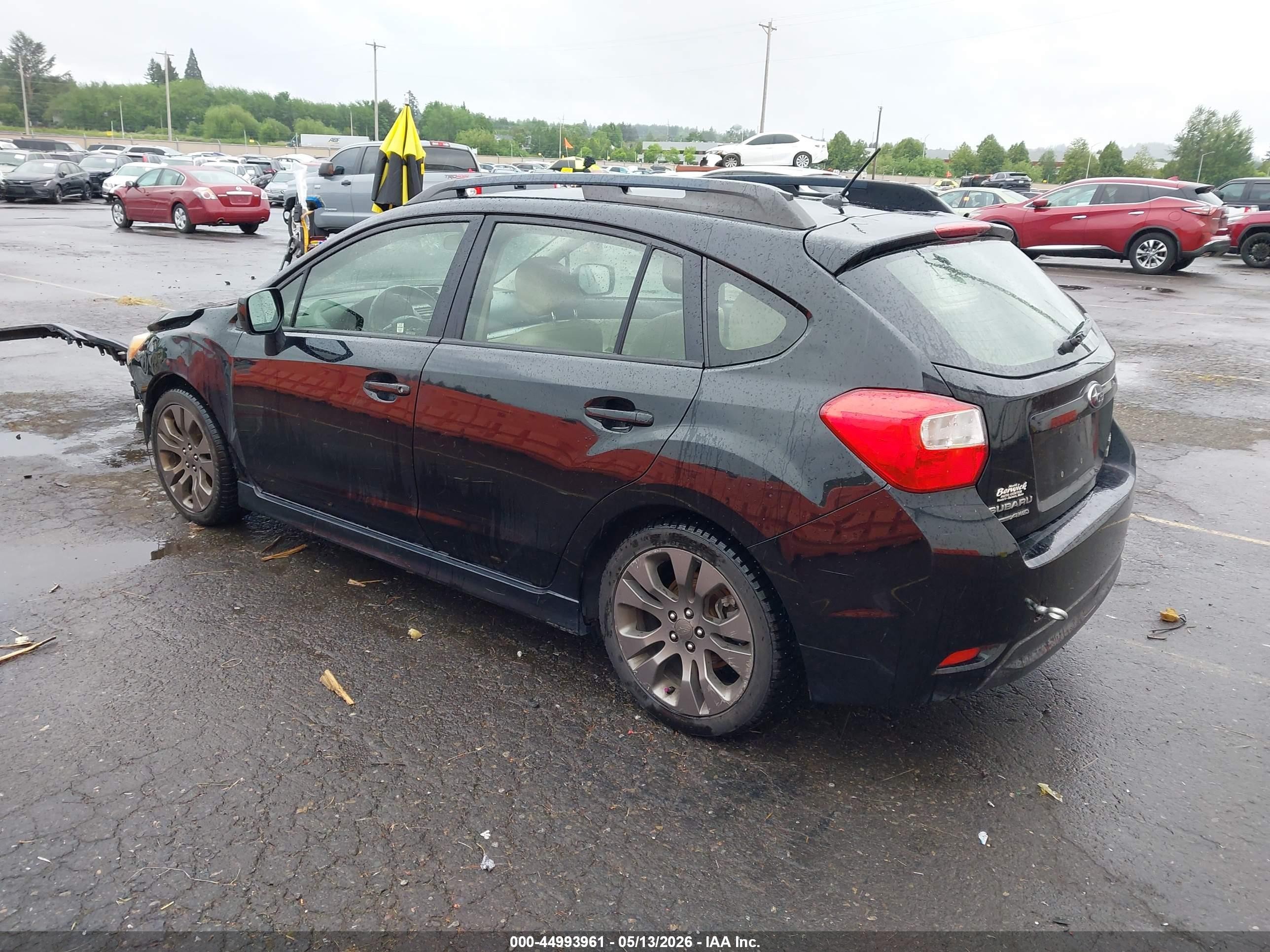 2013 Subaru Impreza 2.0i Sport Limited Black vin: JF1GPAS68DH208366