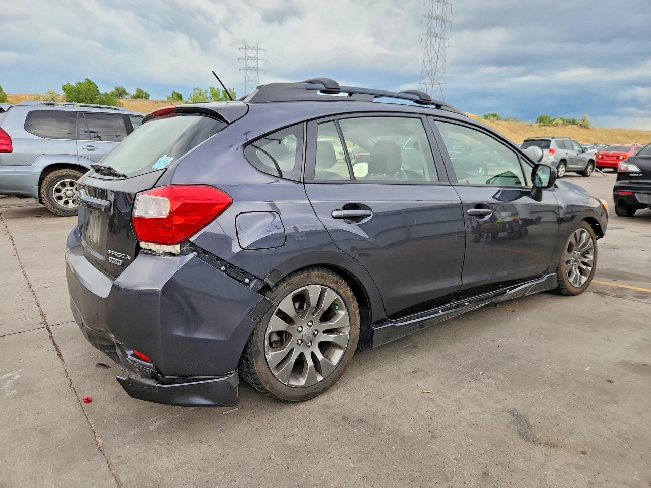 2014 Subaru Impreza Sport Limited Угольный vin: JF1GPAS68E8304810