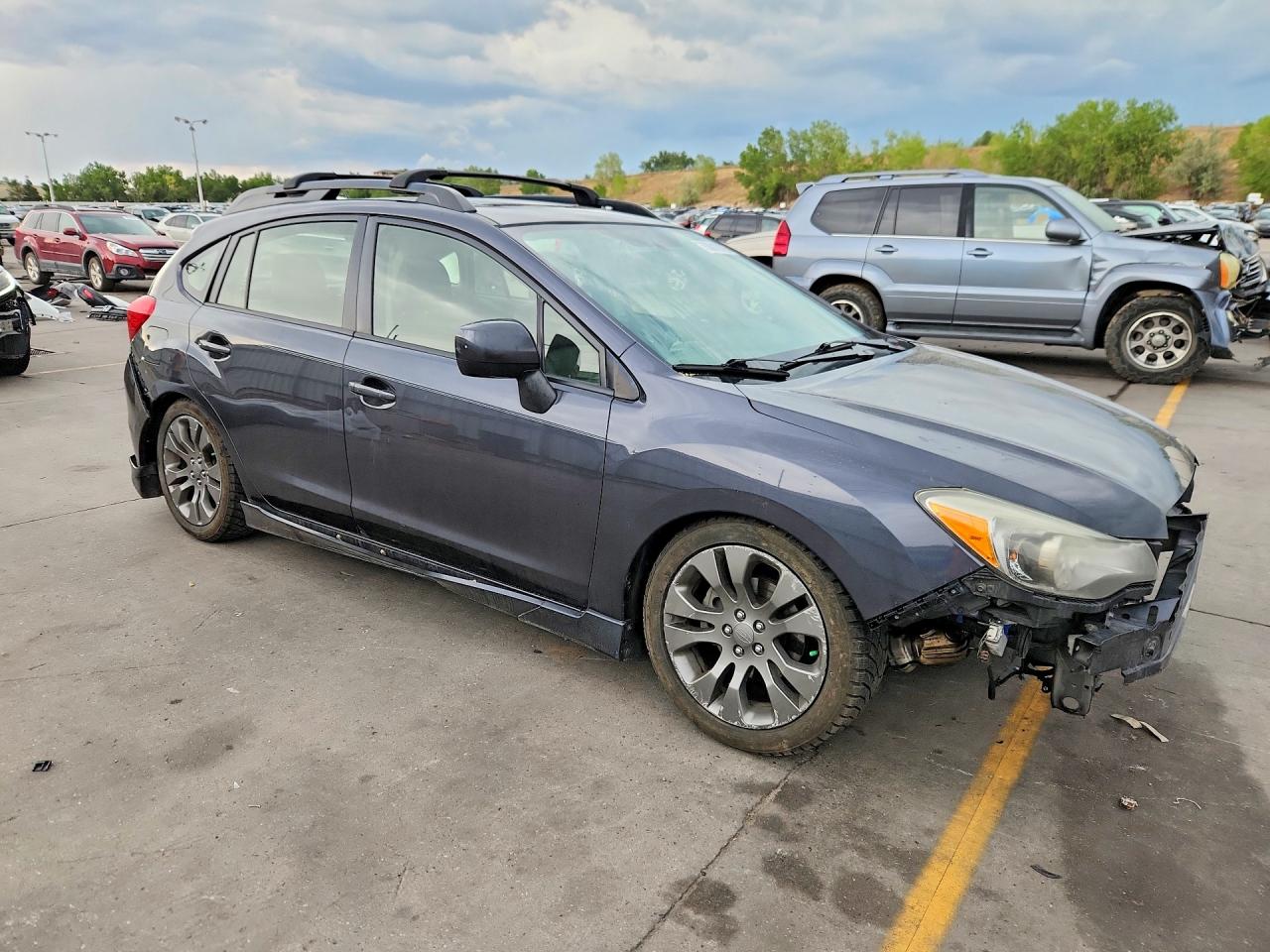 2014 Subaru Impreza Sport Limited Угольный vin: JF1GPAS68E8304810