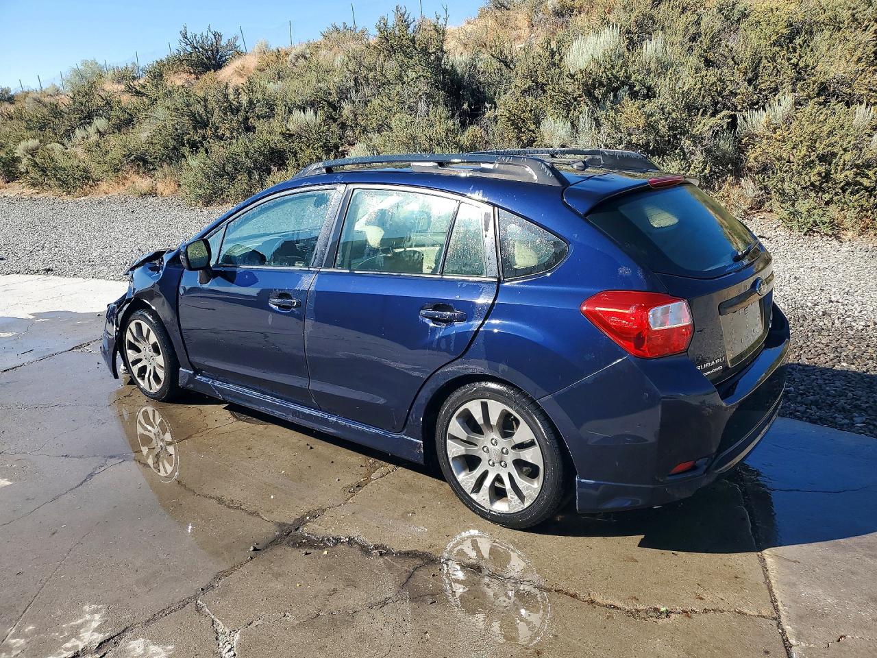 2014 Subaru Impreza Sport Limited Blue vin: JF1GPAS68EH236959