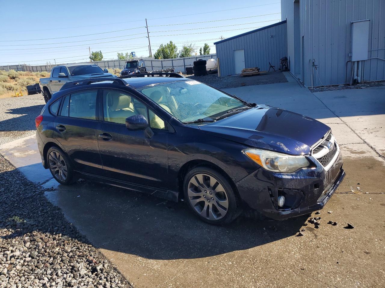 2014 Subaru Impreza Sport Limited Blue vin: JF1GPAS68EH236959