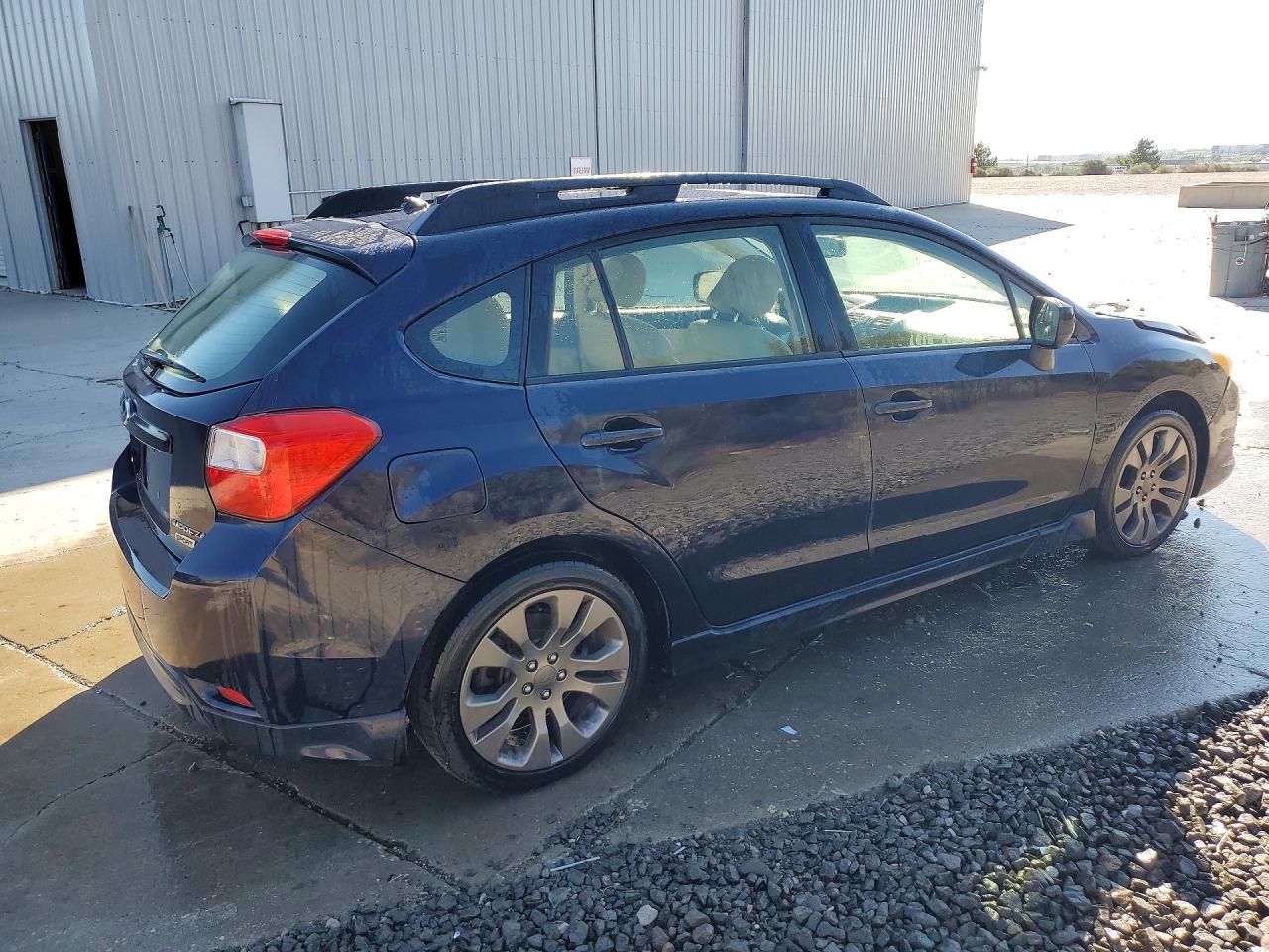2014 Subaru Impreza Sport Limited Blue vin: JF1GPAS68EH236959