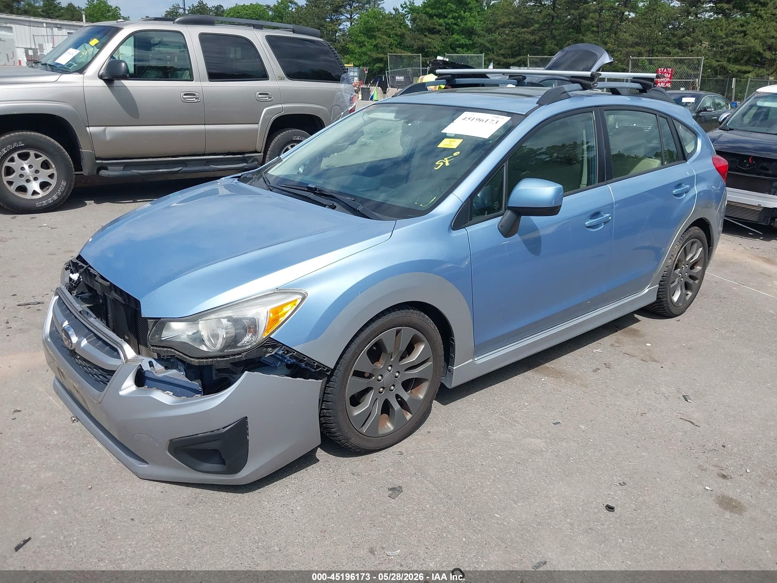 2012 Subaru Impreza 2.0i Sport Limited Синий vin: JF1GPAS69CH213672
