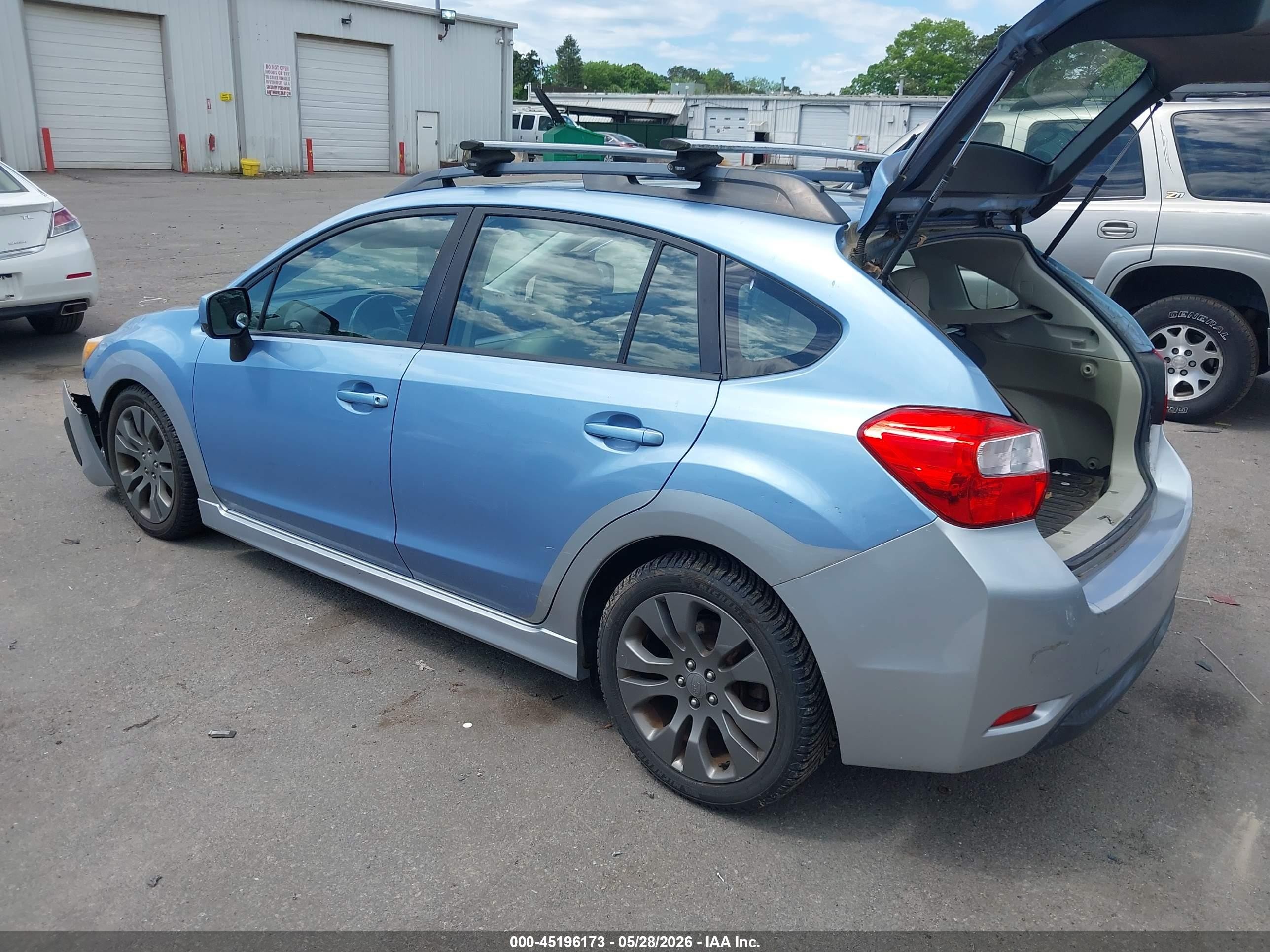 2012 Subaru Impreza 2.0i Sport Limited Синий vin: JF1GPAS69CH213672