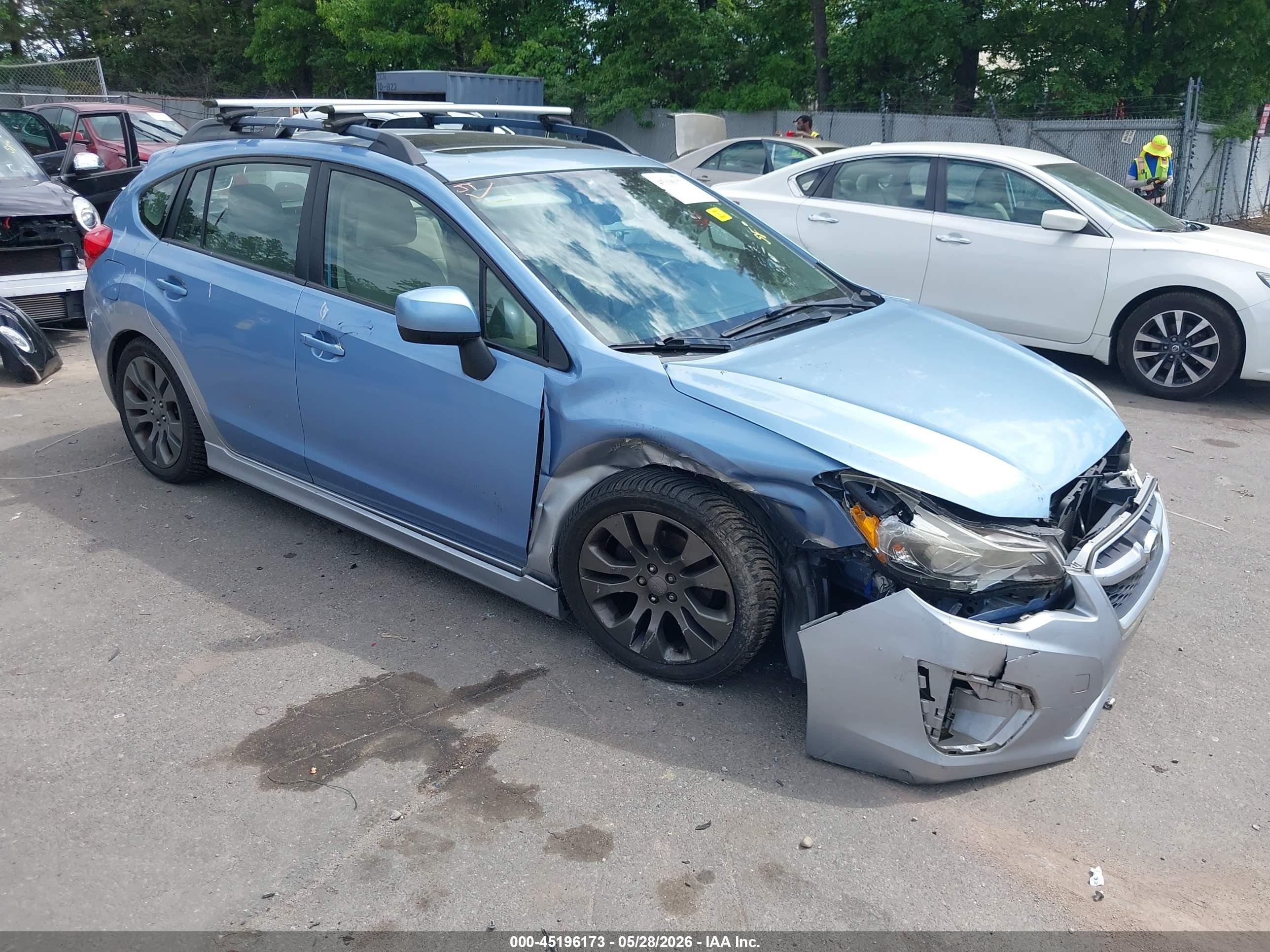 2012 Subaru Impreza 2.0i Sport Limited Blue vin: JF1GPAS69CH213672