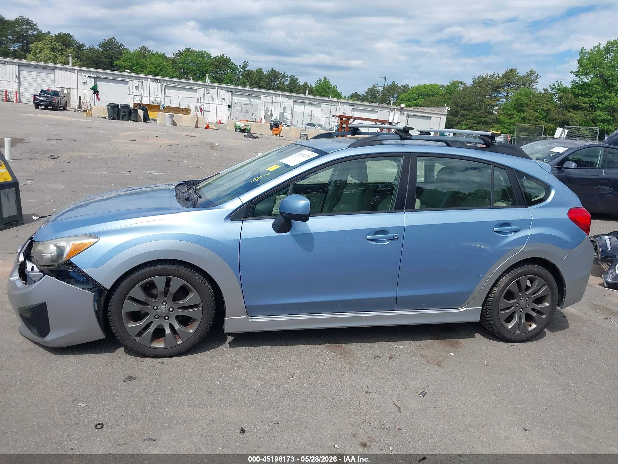 2012 Subaru Impreza 2.0i Sport Limited Синий vin: JF1GPAS69CH213672