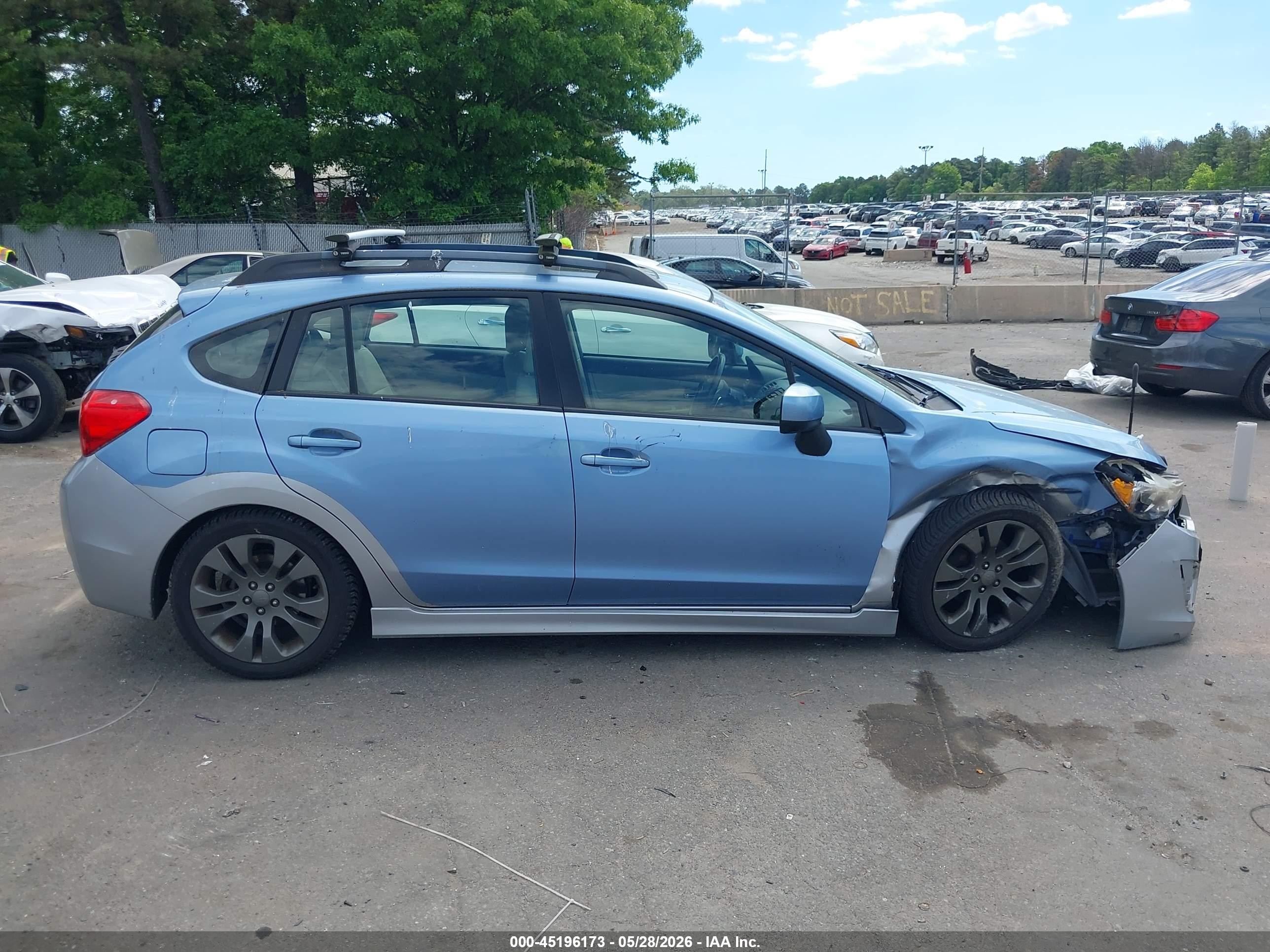 2012 Subaru Impreza 2.0i Sport Limited Синий vin: JF1GPAS69CH213672