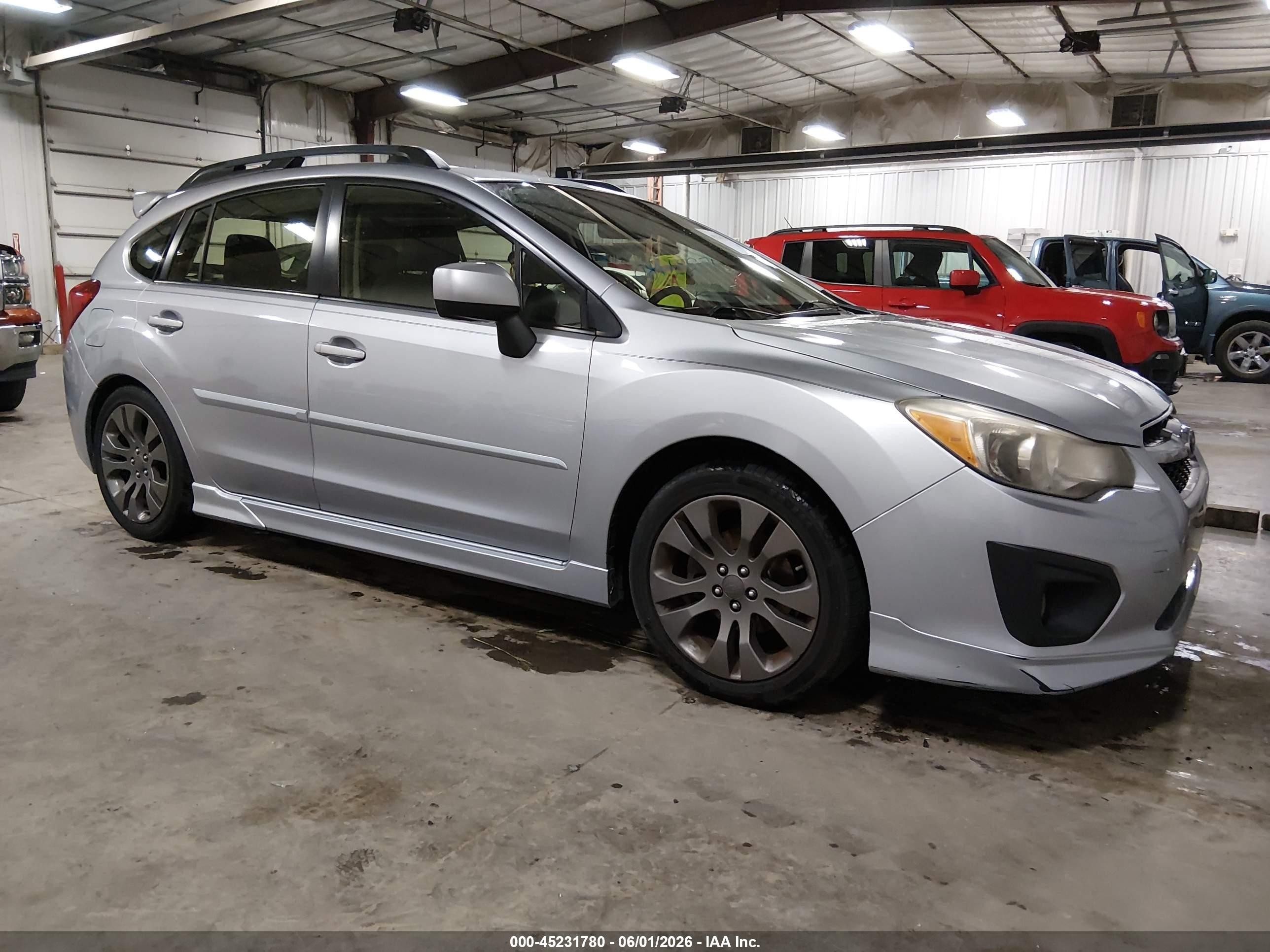 2012 Subaru Impreza 2.0i Sport Limited Серебряный vin: JF1GPAS69CH230861