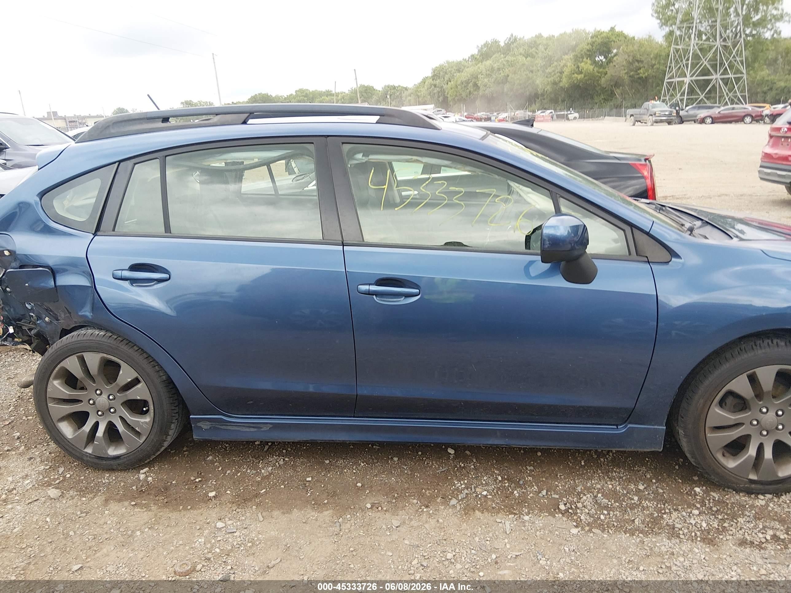 2012 Subaru Impreza 2.0i Sport Limited Blue vin: JF1GPAS69CH232495
