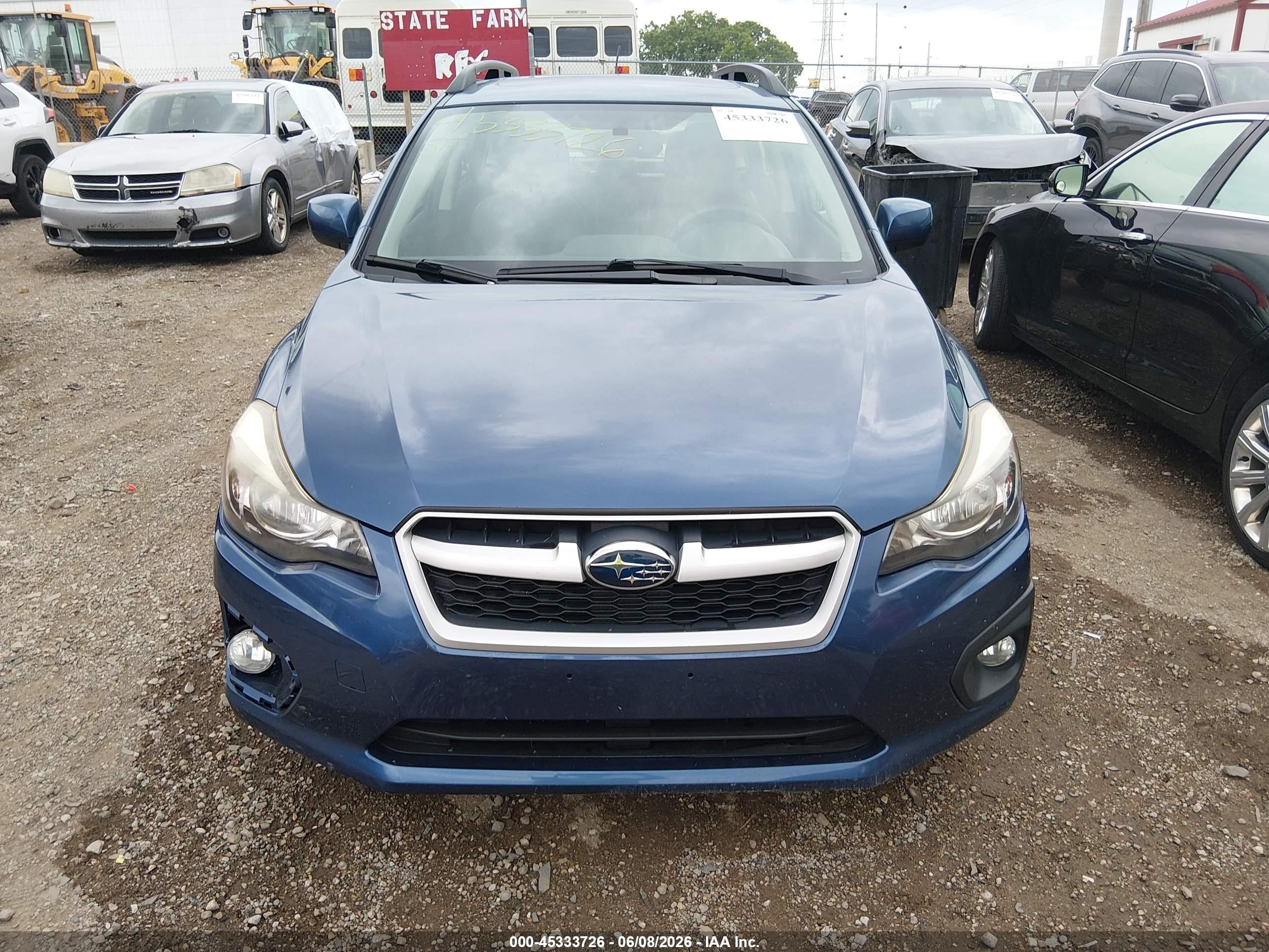 2012 Subaru Impreza 2.0i Sport Limited Blue vin: JF1GPAS69CH232495