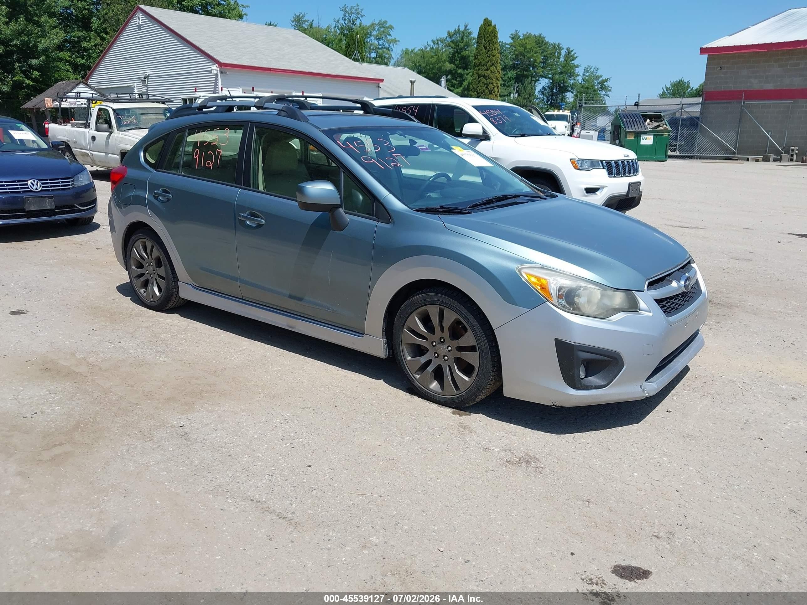 2012 Subaru Impreza 2.0i Sport Limited Синий vin: JF1GPAS69CH236854