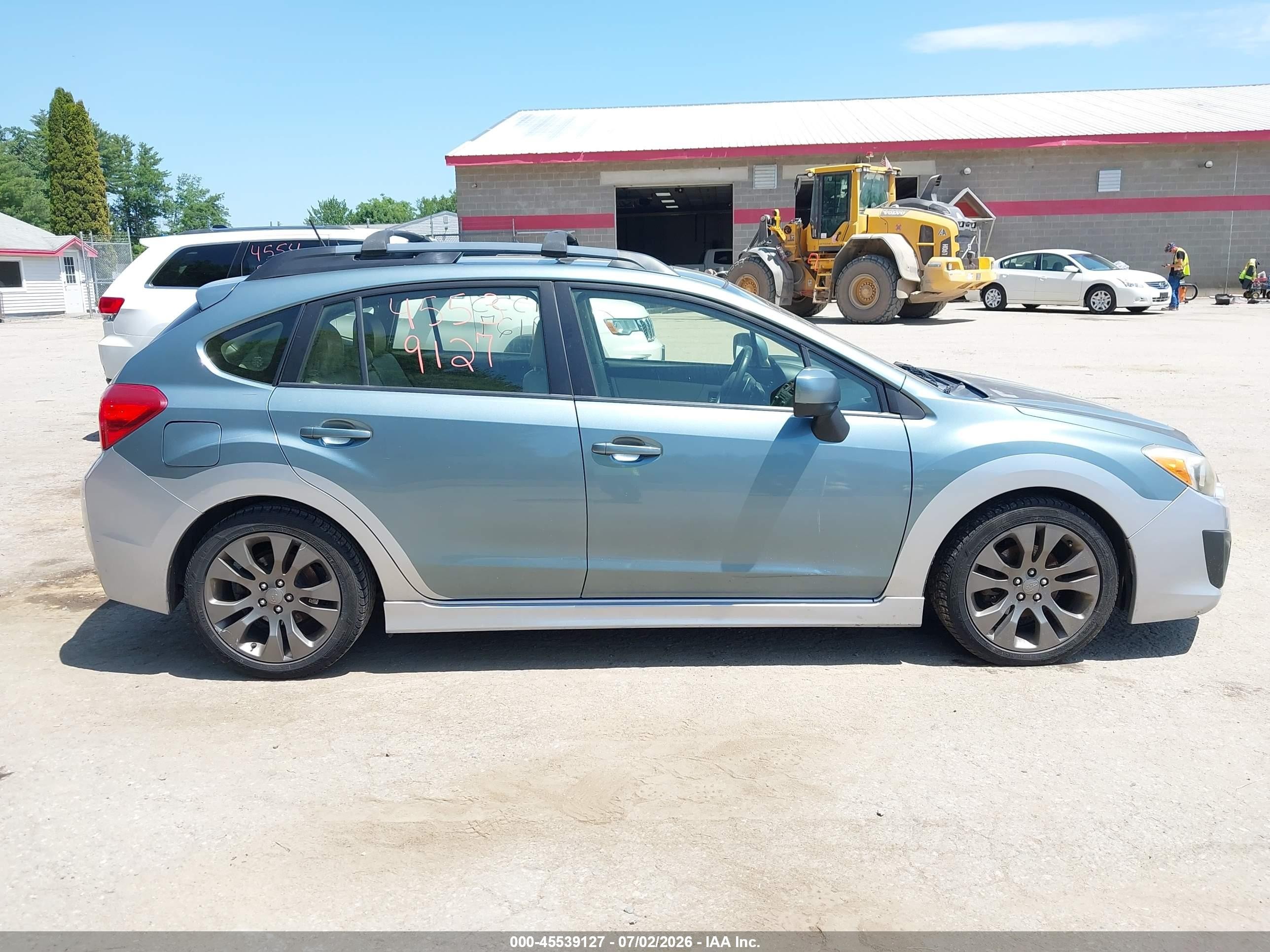 2012 Subaru Impreza 2.0i Sport Limited Blue vin: JF1GPAS69CH236854