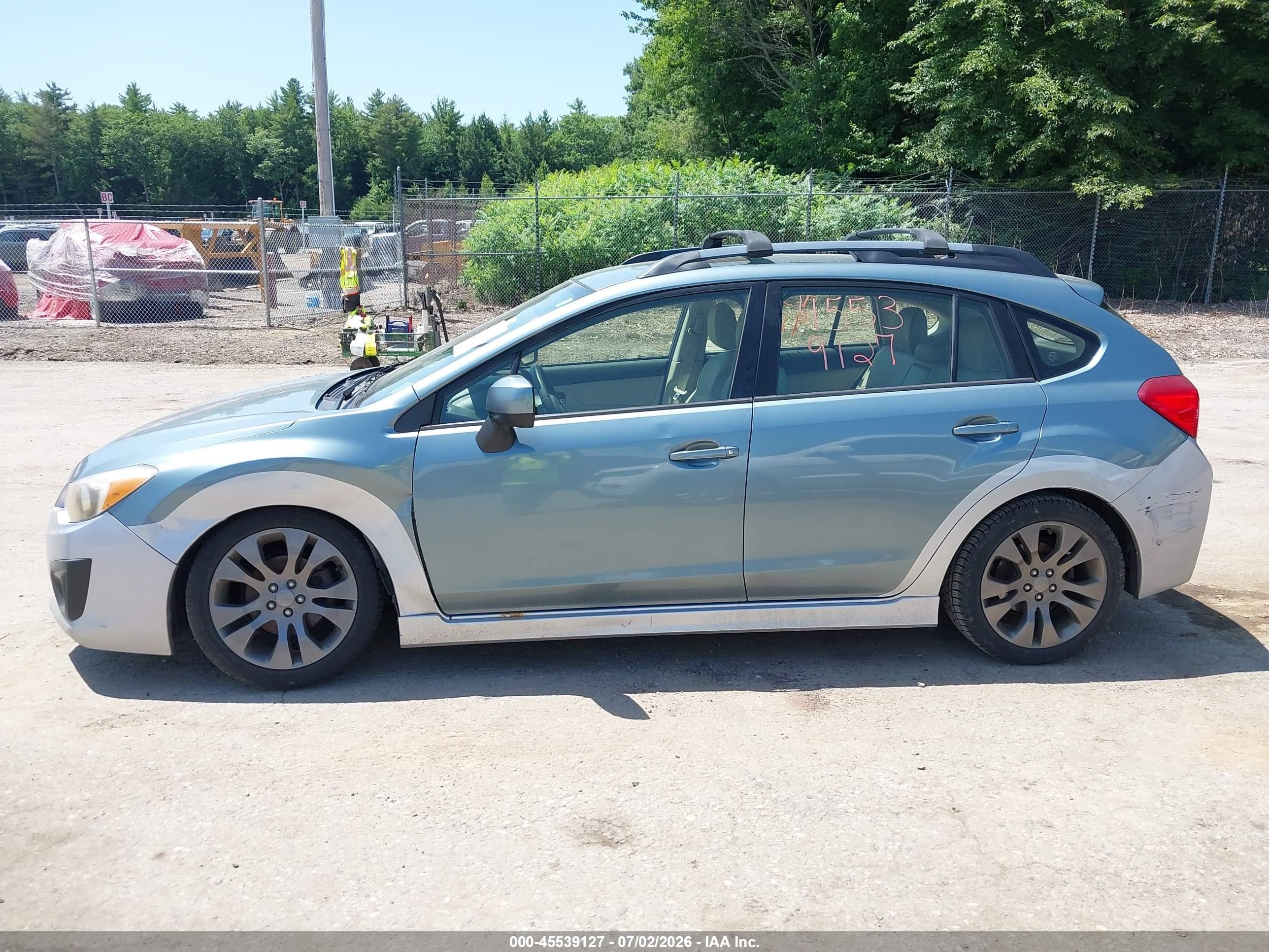 2012 Subaru Impreza 2.0i Sport Limited Blue vin: JF1GPAS69CH236854