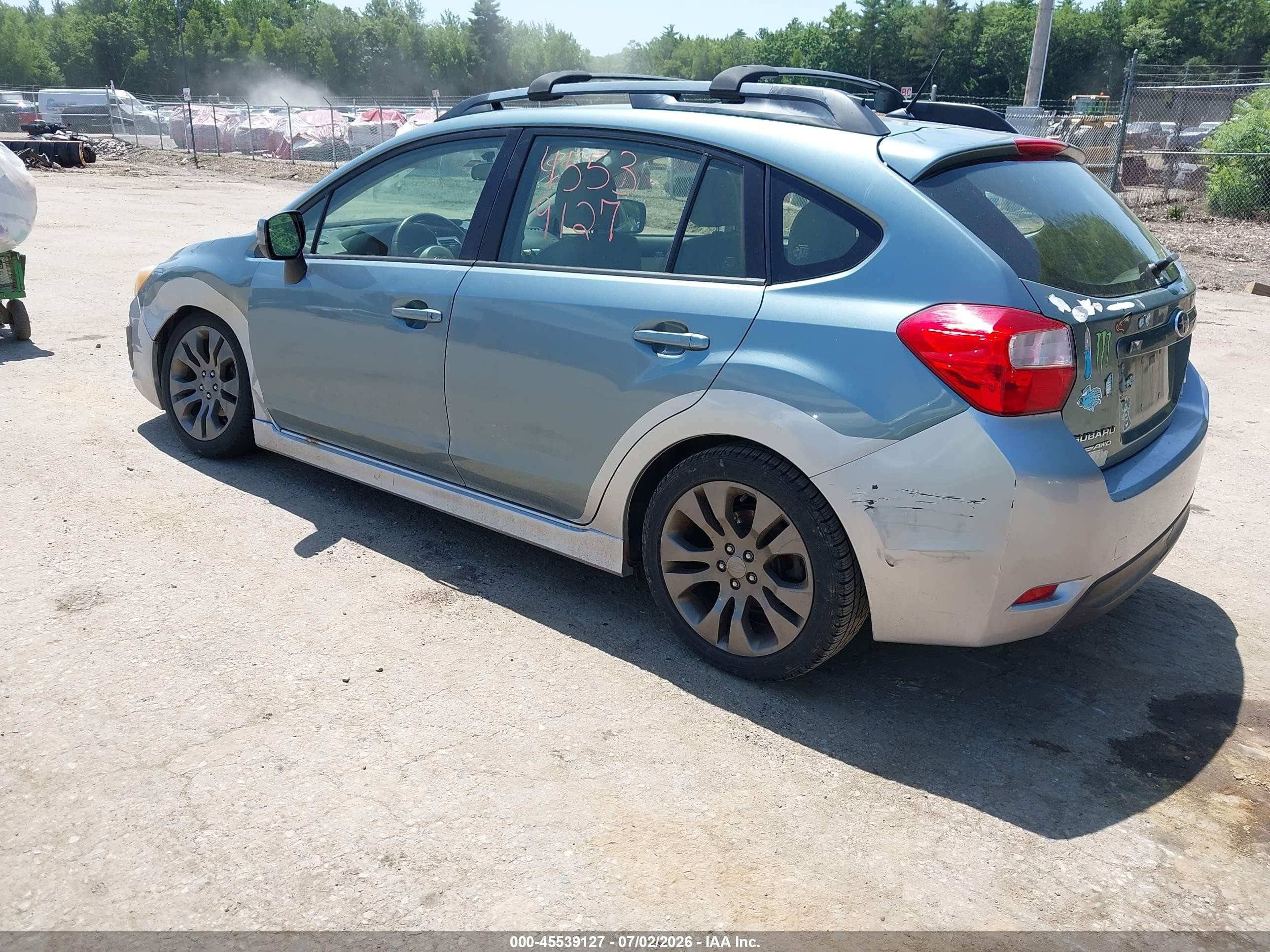 2012 Subaru Impreza 2.0i Sport Limited Blue vin: JF1GPAS69CH236854