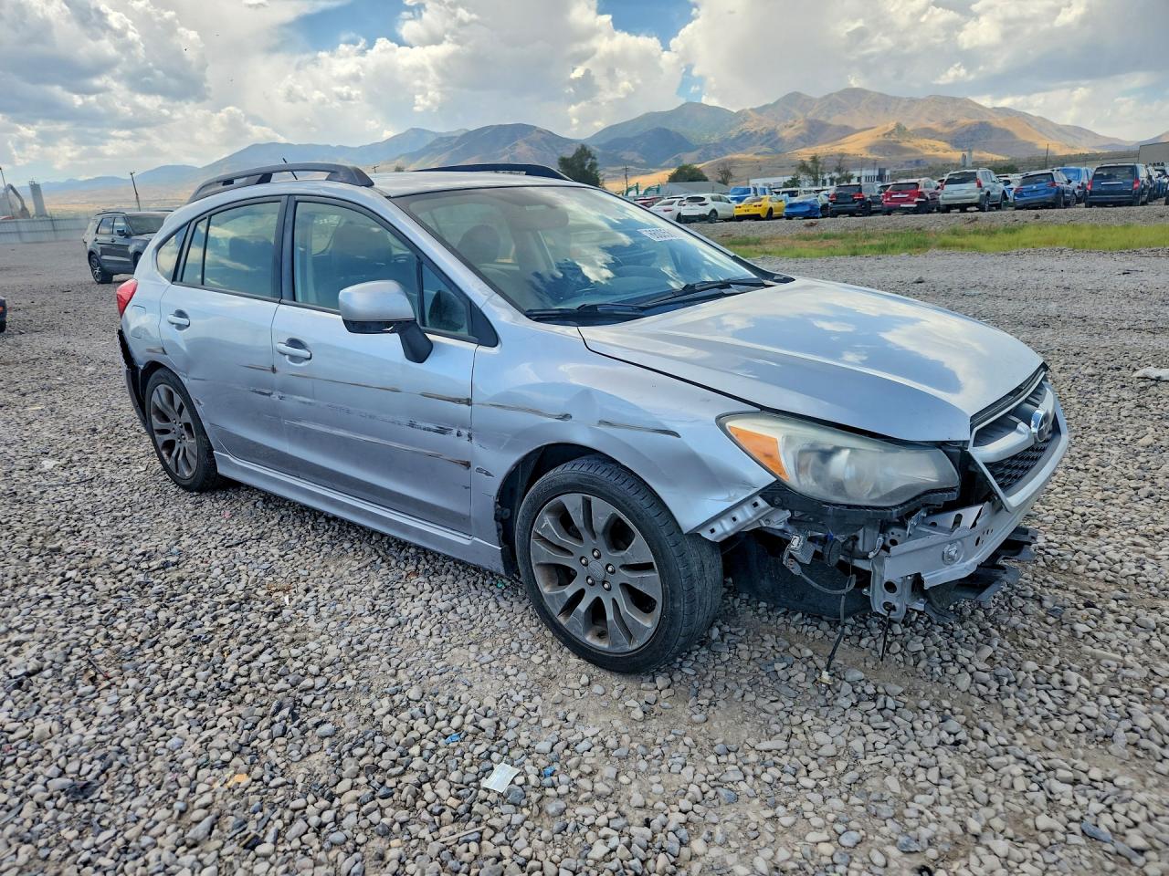 2013 Subaru Impreza Sport Limited Silver vin: JF1GPAS69D2885073