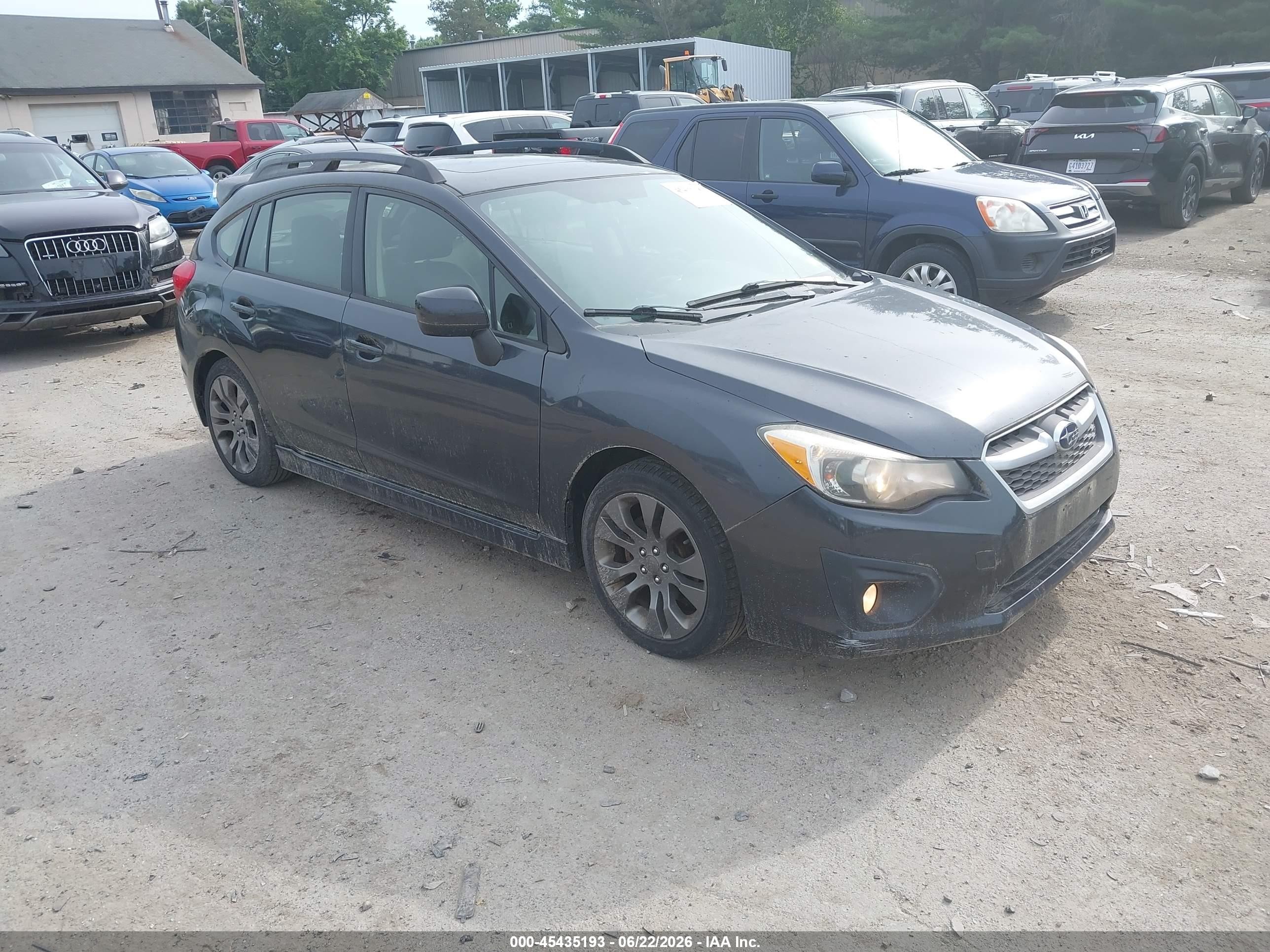 2013 Subaru Impreza 2.0i Sport Limited Gray vin: JF1GPAS69DH200678