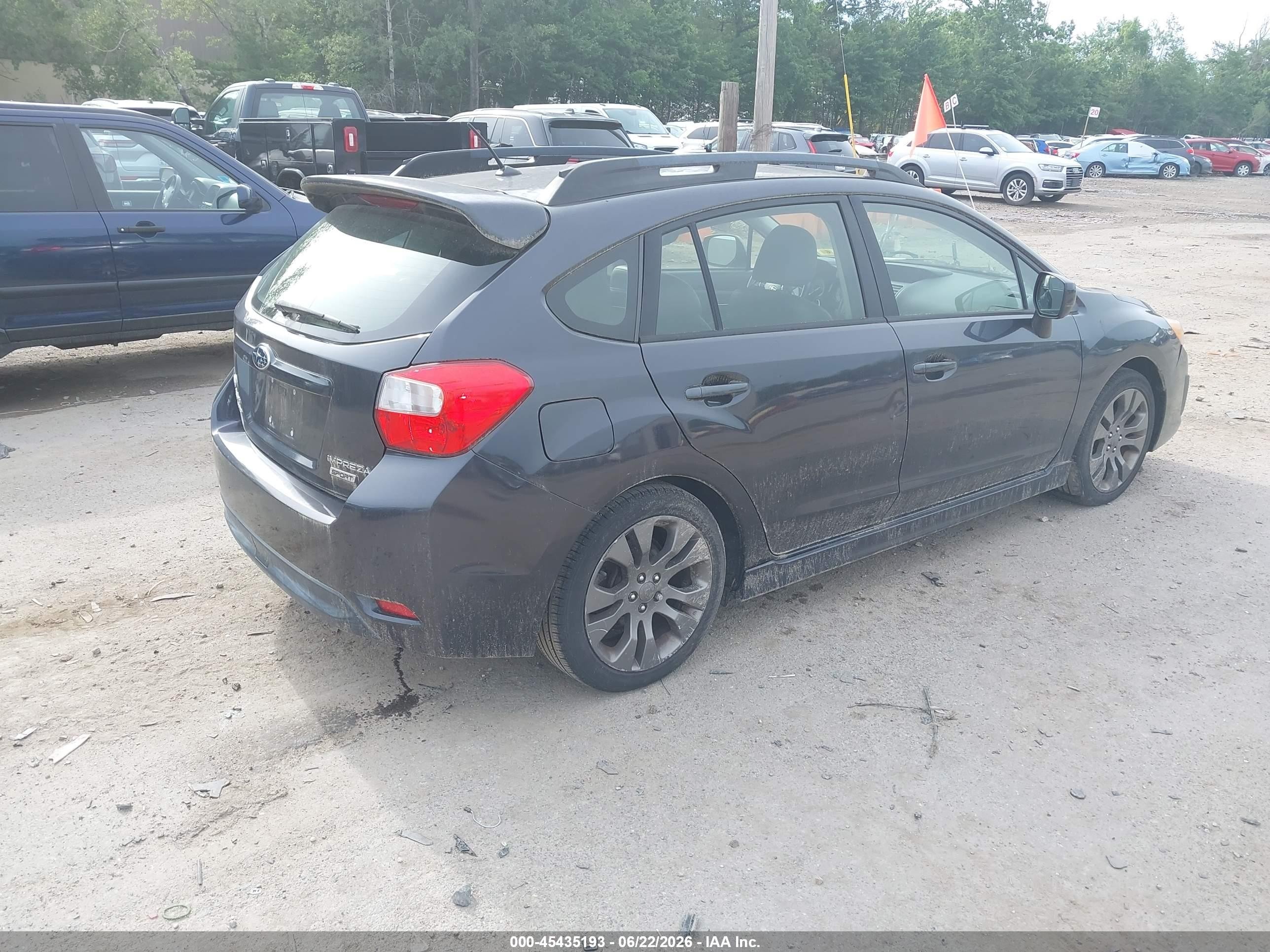 2013 Subaru Impreza 2.0i Sport Limited Gray vin: JF1GPAS69DH200678