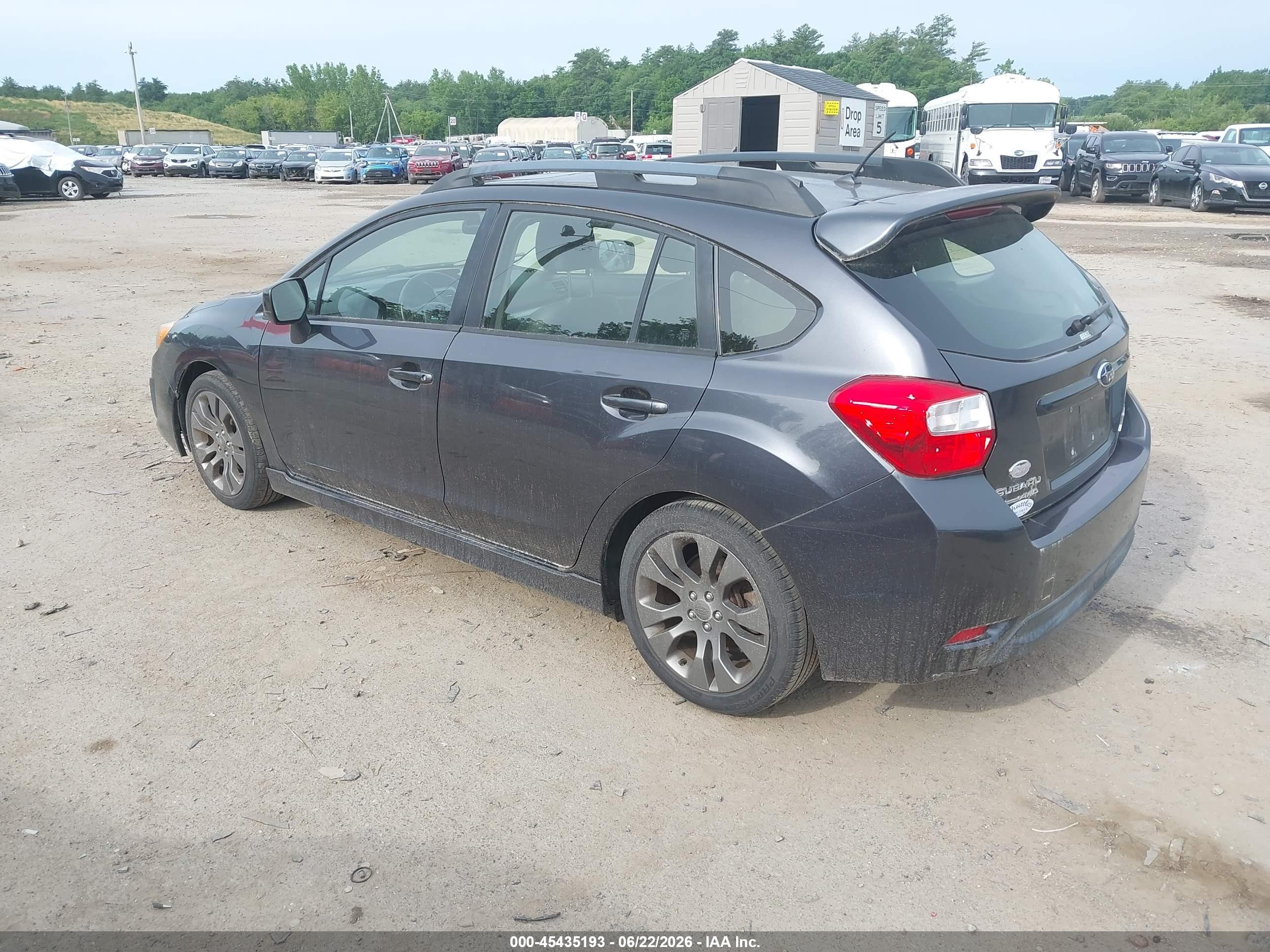 2013 Subaru Impreza 2.0i Sport Limited Gray vin: JF1GPAS69DH200678
