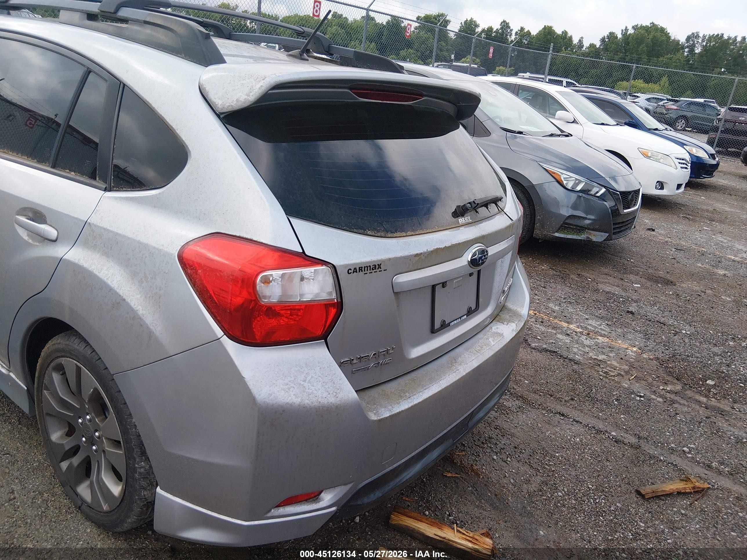 2013 Subaru Impreza 2.0i Sport Limited Gray vin: JF1GPAS69DH201264