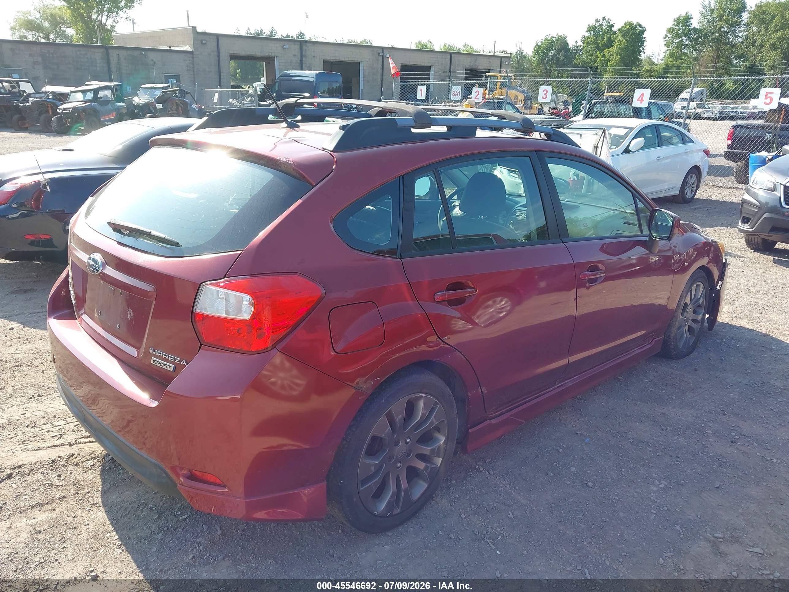 2012 Subaru Impreza 2.0i Sport Limited Red vin: JF1GPAS6XCH203247