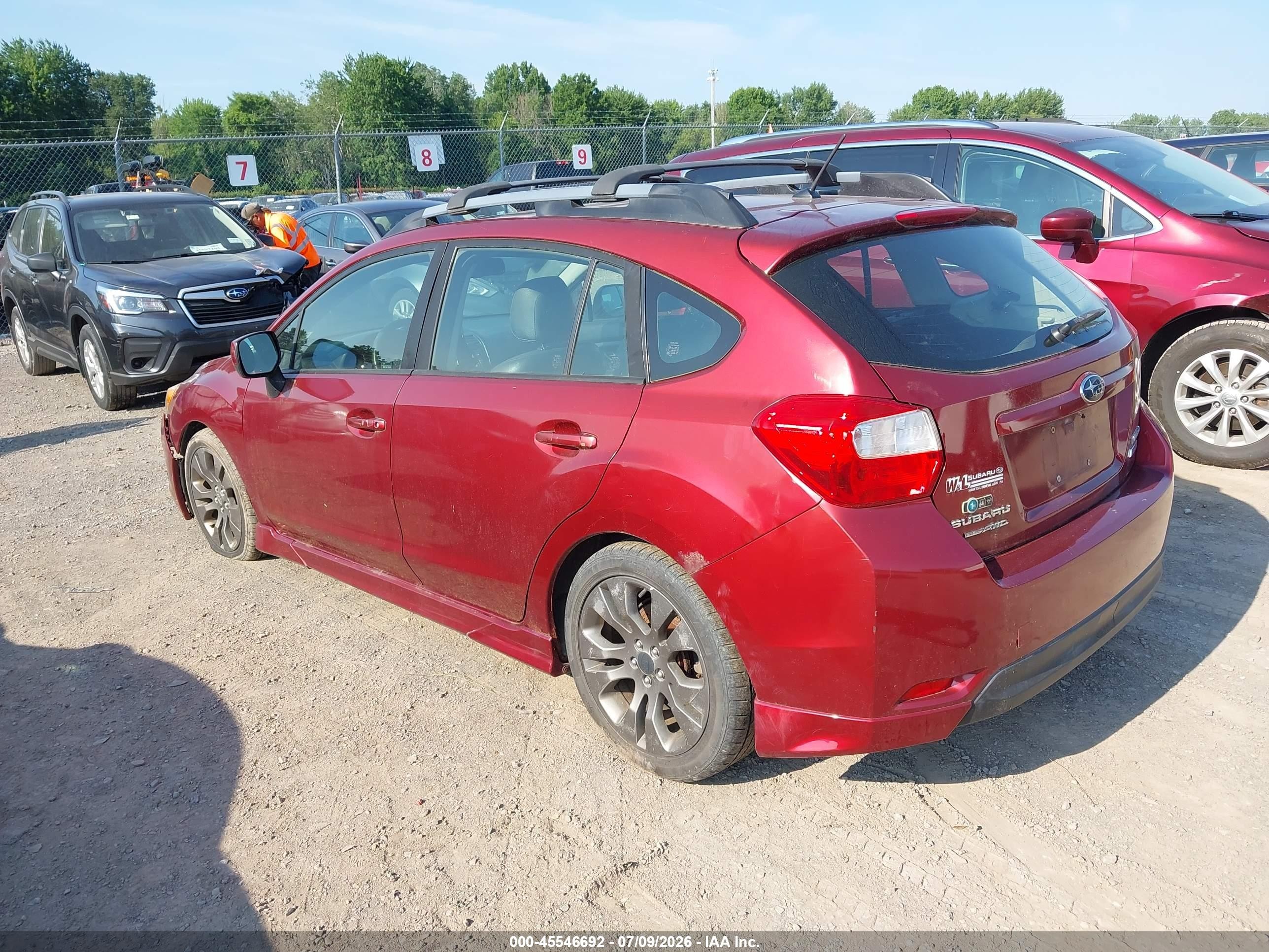 2012 Subaru Impreza 2.0i Sport Limited Red vin: JF1GPAS6XCH203247