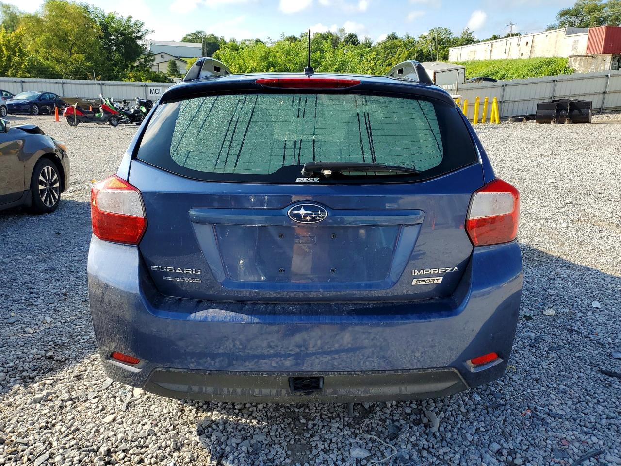 2013 Subaru Impreza Sport Limited Синий vin: JF1GPAS6XD2843351