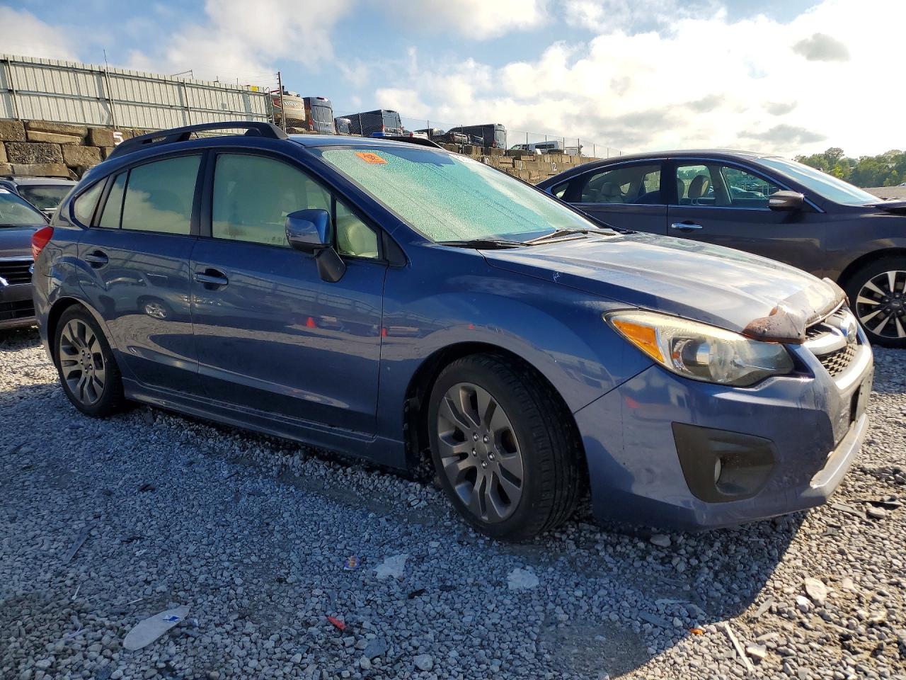 2013 Subaru Impreza Sport Limited Синий vin: JF1GPAS6XD2843351