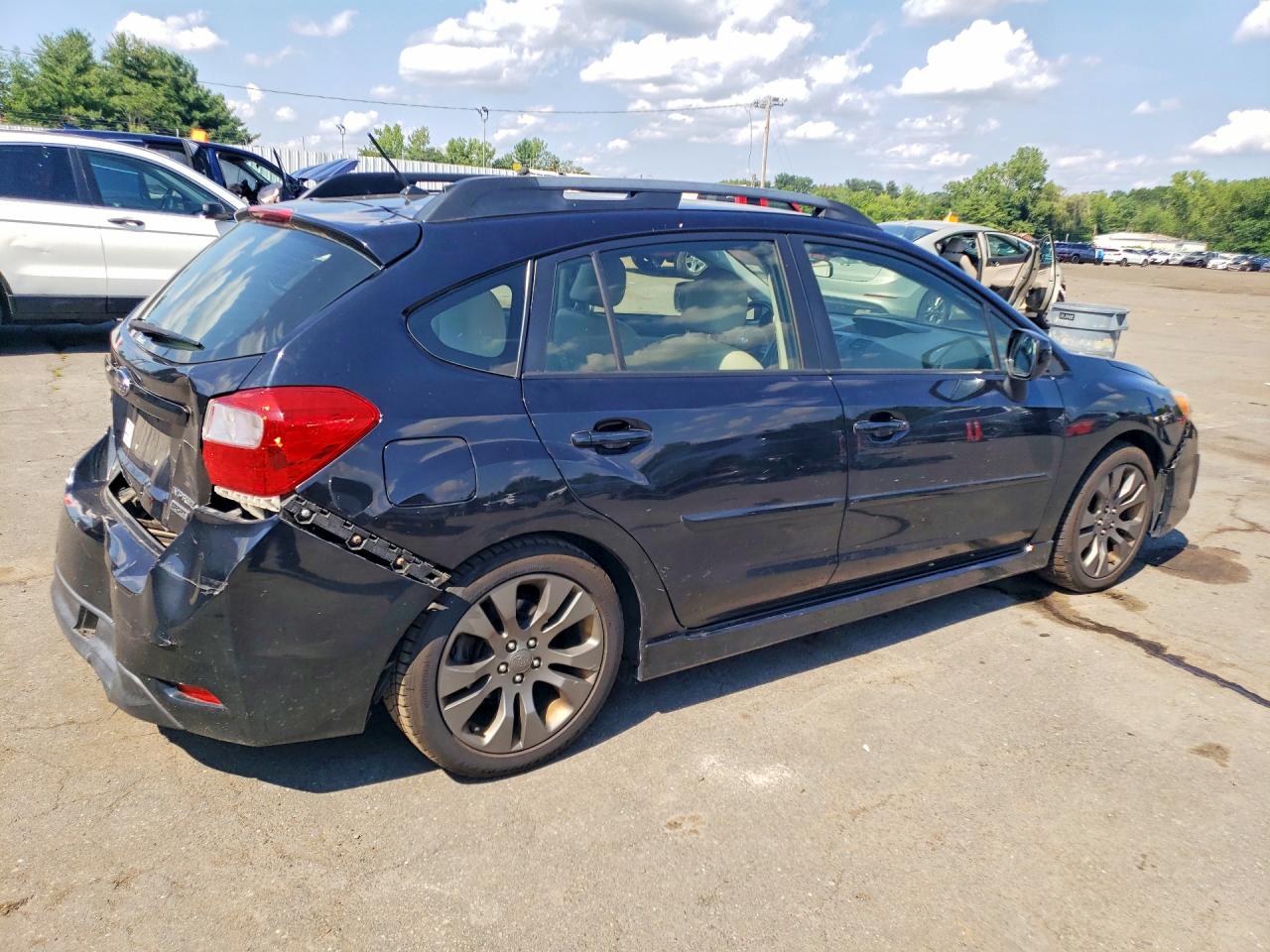 2013 Subaru Impreza Sport Limited Black vin: JF1GPAS6XD2868556